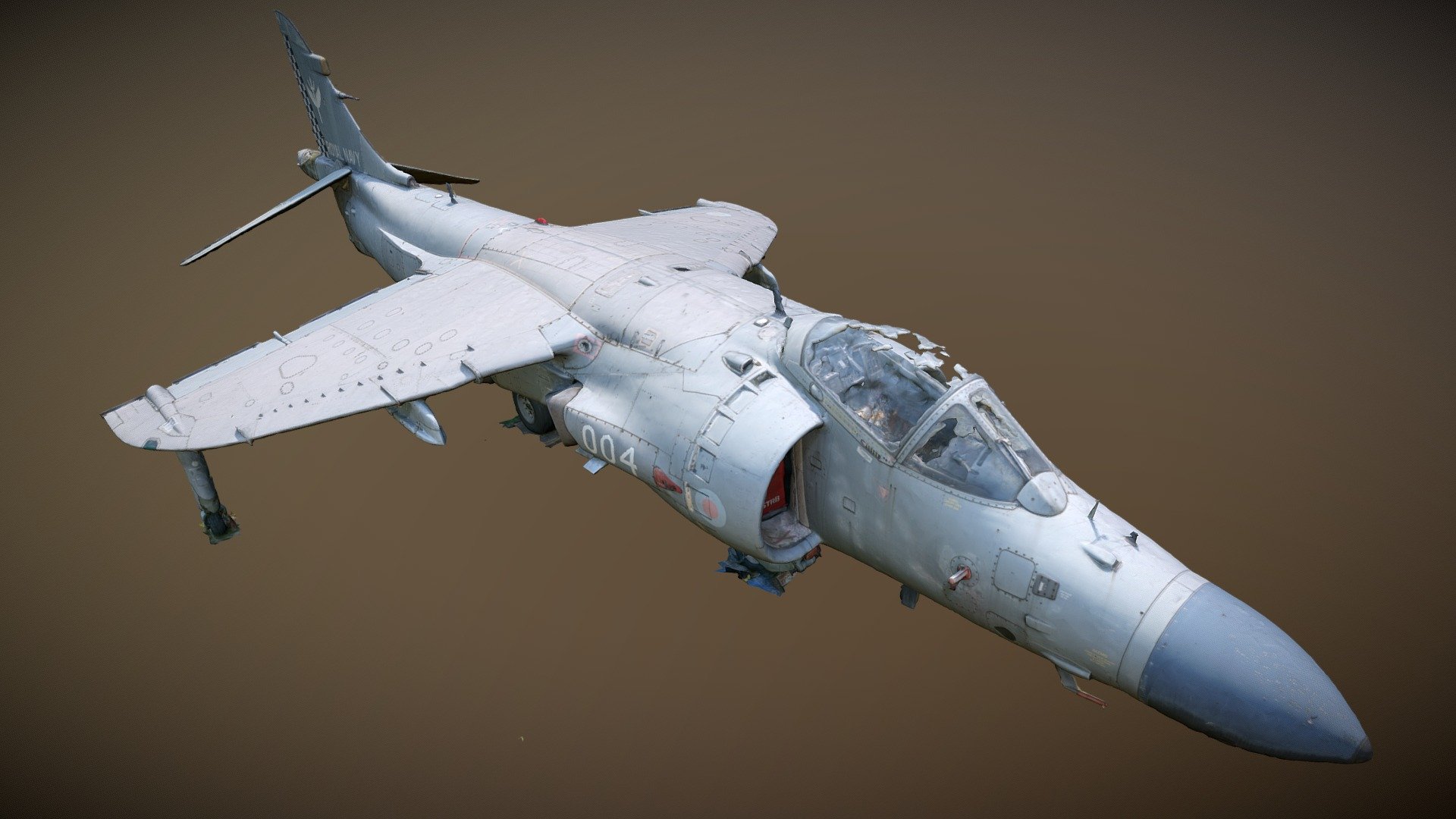 Sea Harrier FA2 3d model