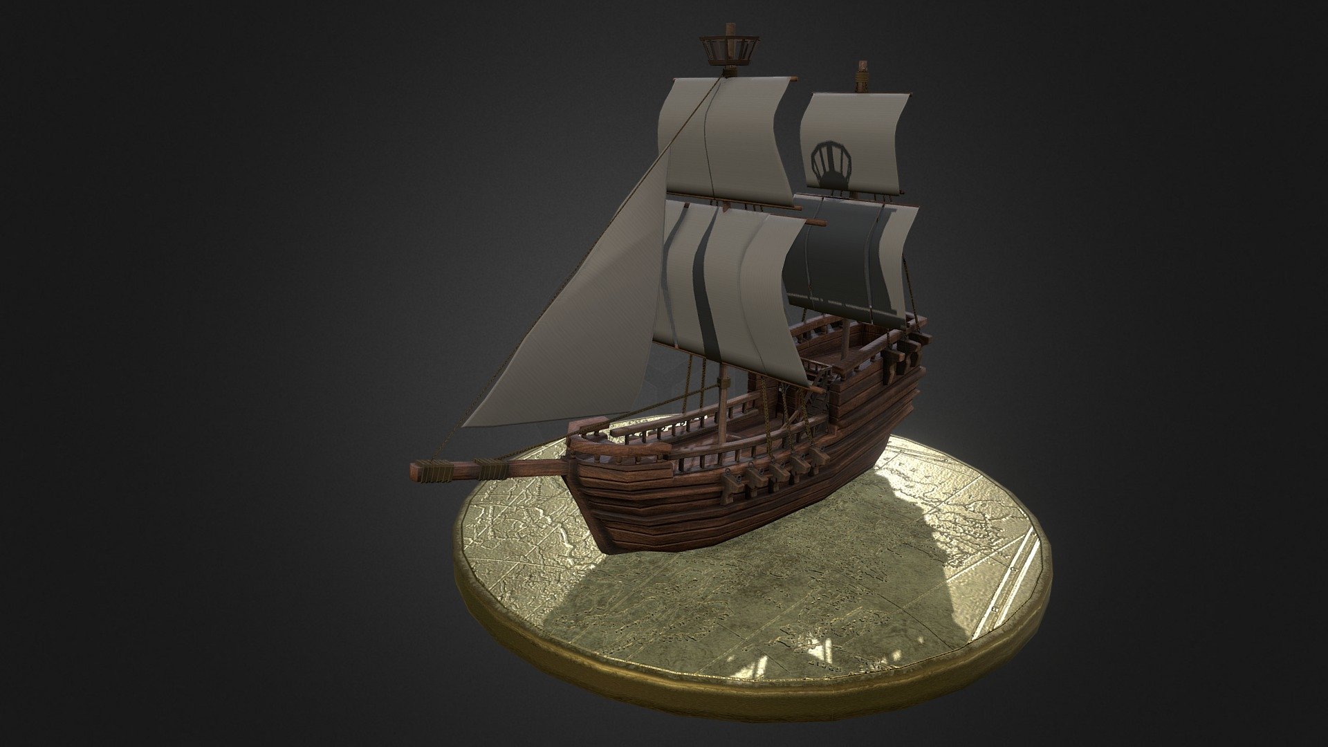 Nautical Galleon 3d model