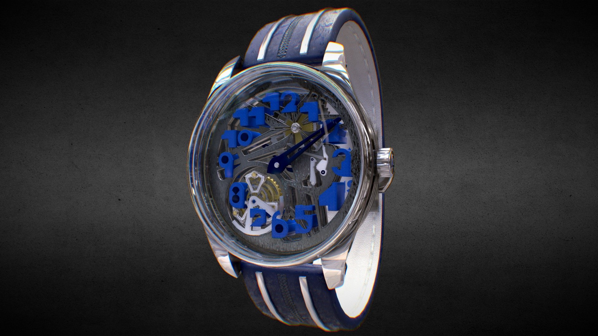 Lisk Coin Watch 3d model