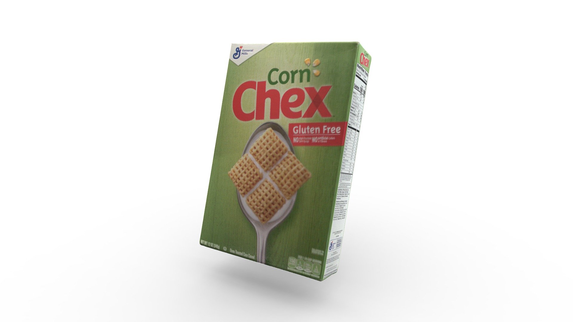 Corn Chex Cereal Box 3d model