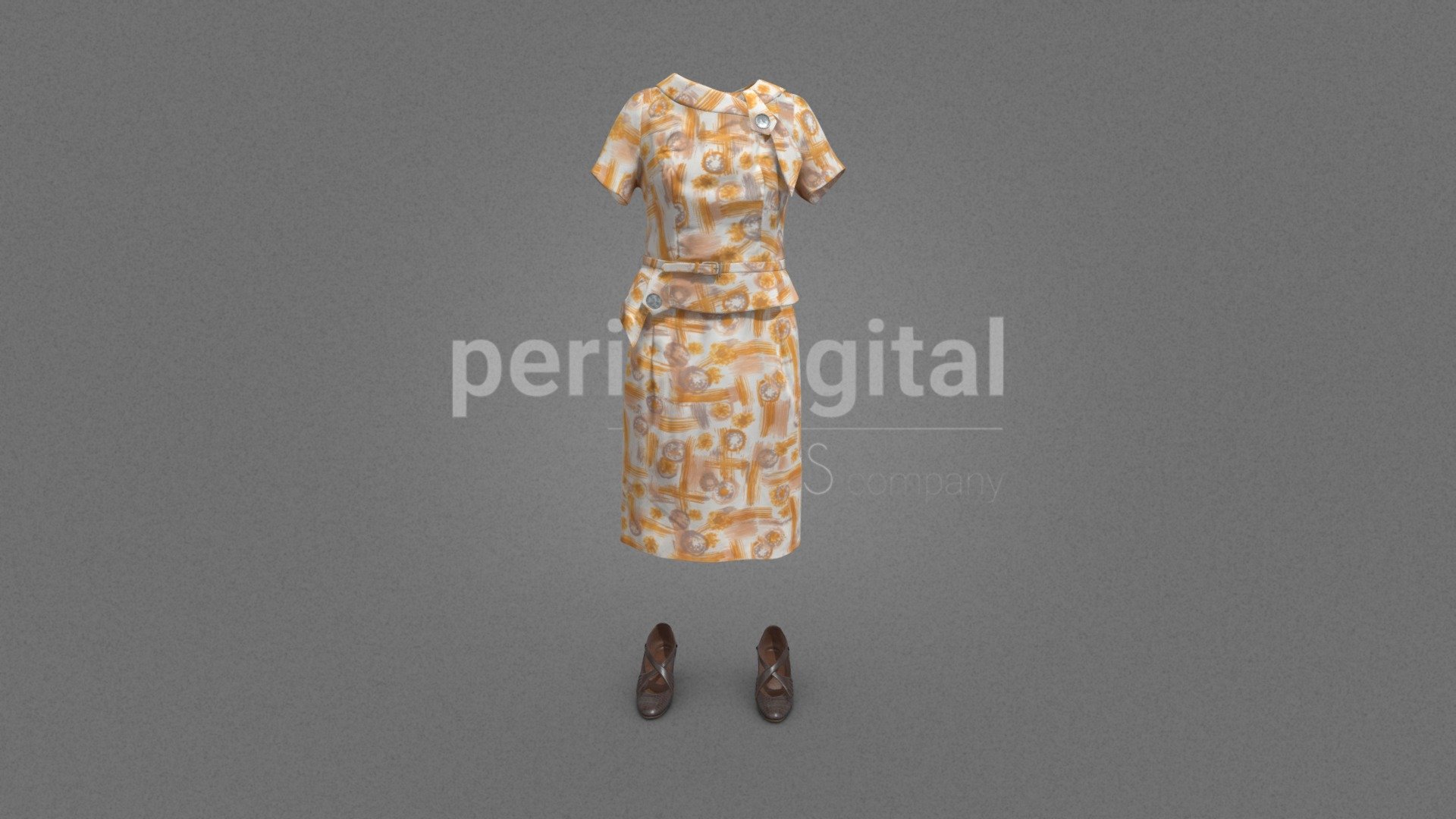 40s Fashion Series 3d model