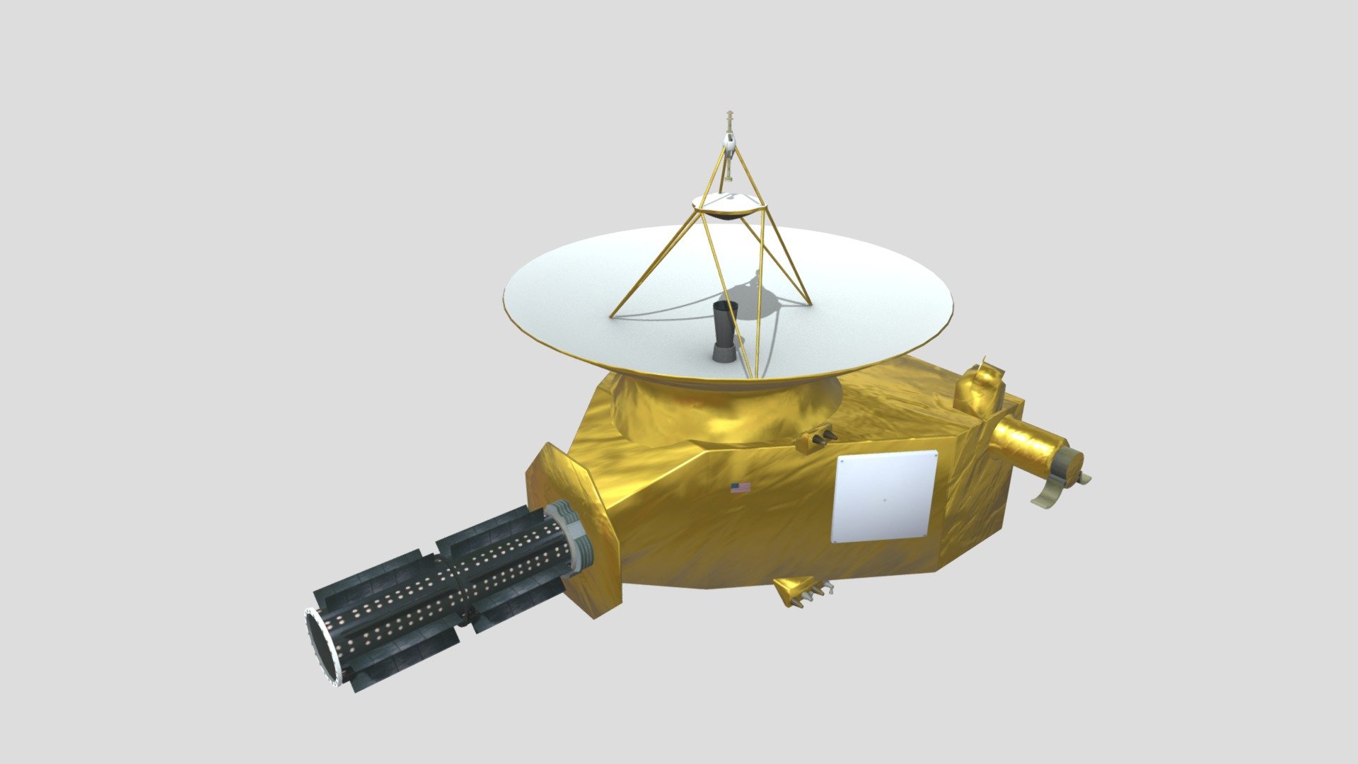 NASA_New_Horizons 3d model