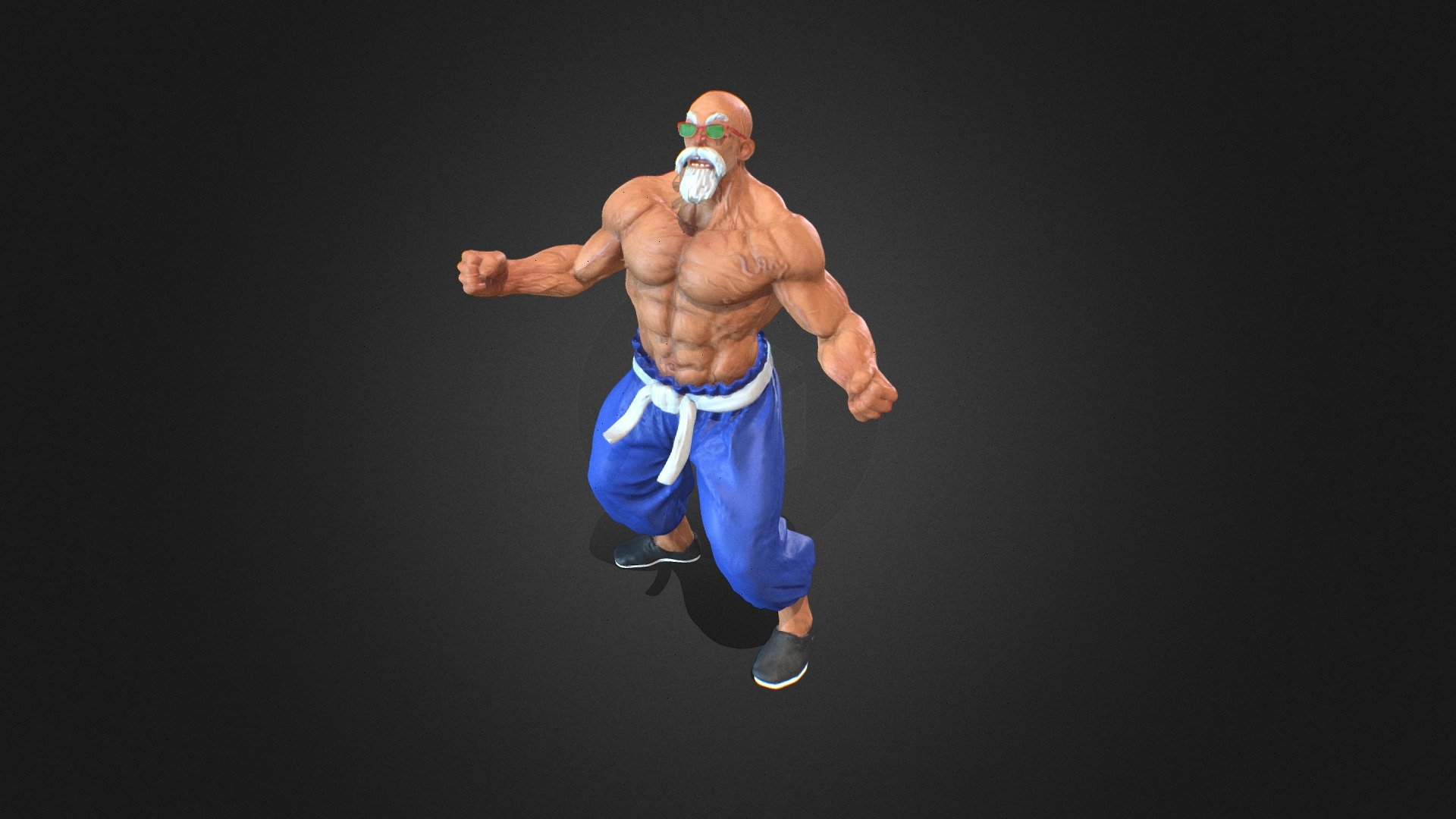 Roshi_DecimatedTest 3d model