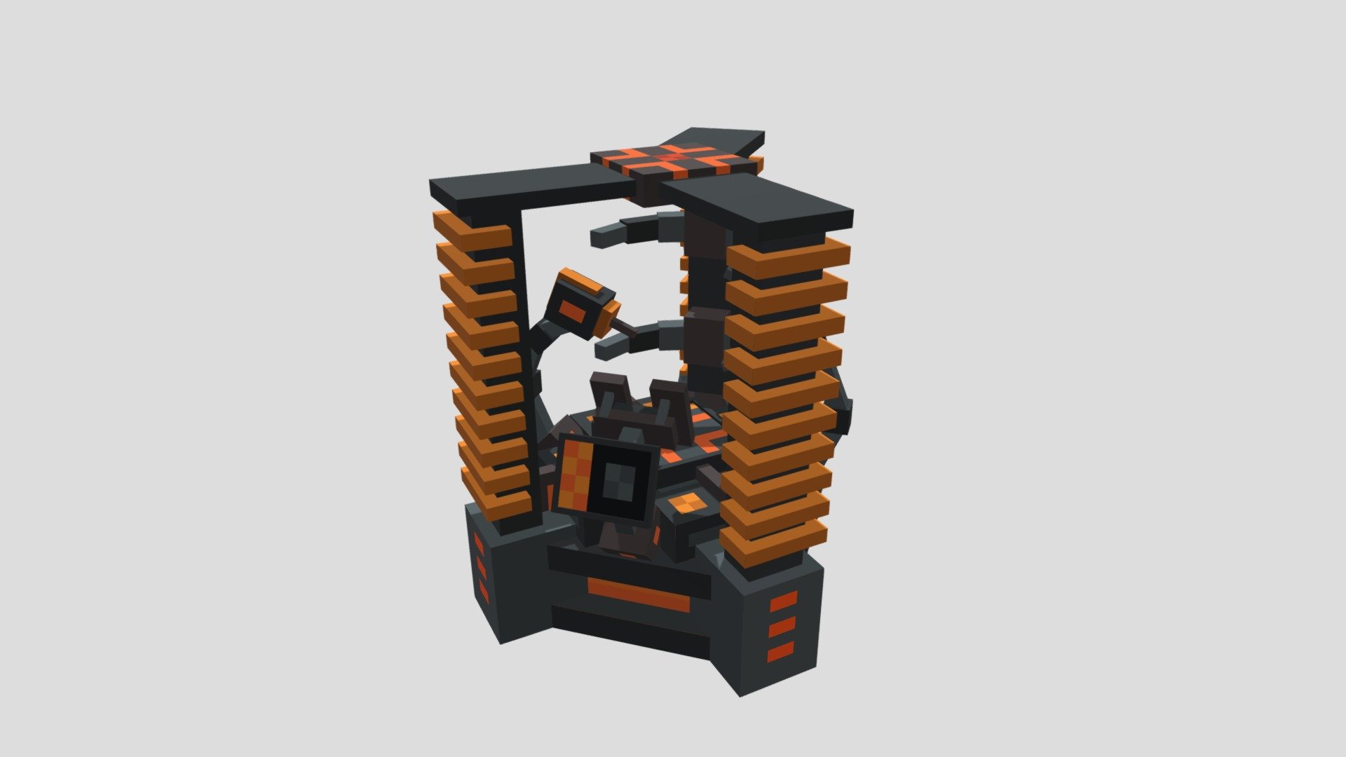 Satellite assembler 3d model