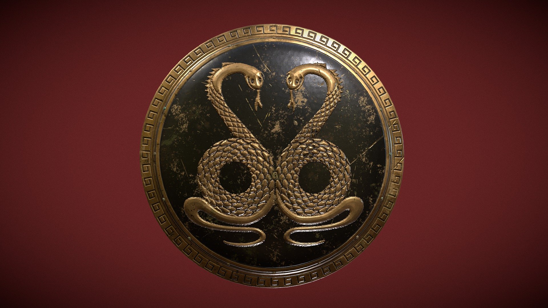 Shield Hoplon 3d model