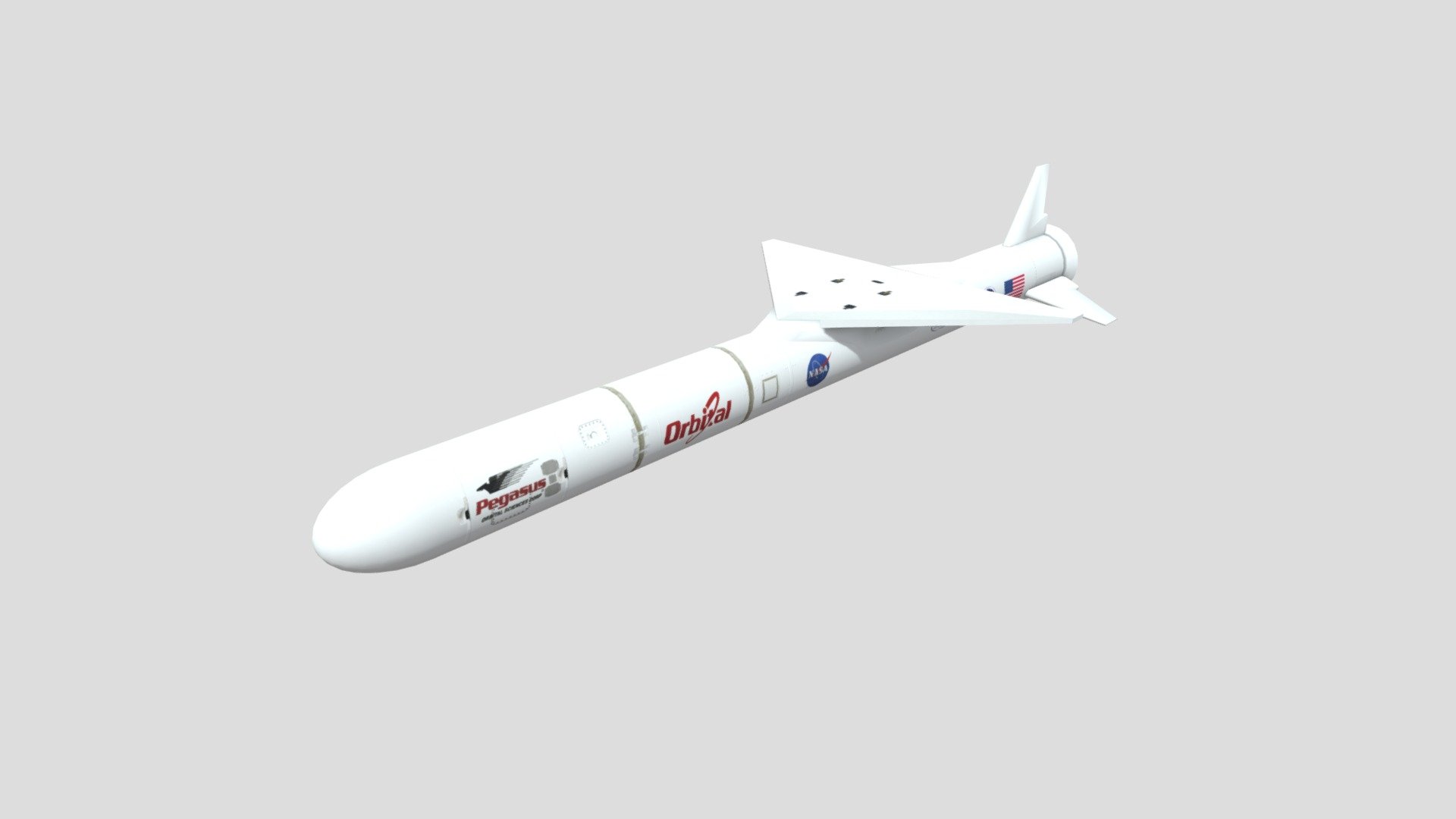 NASA_Pegasus_XL 3d model