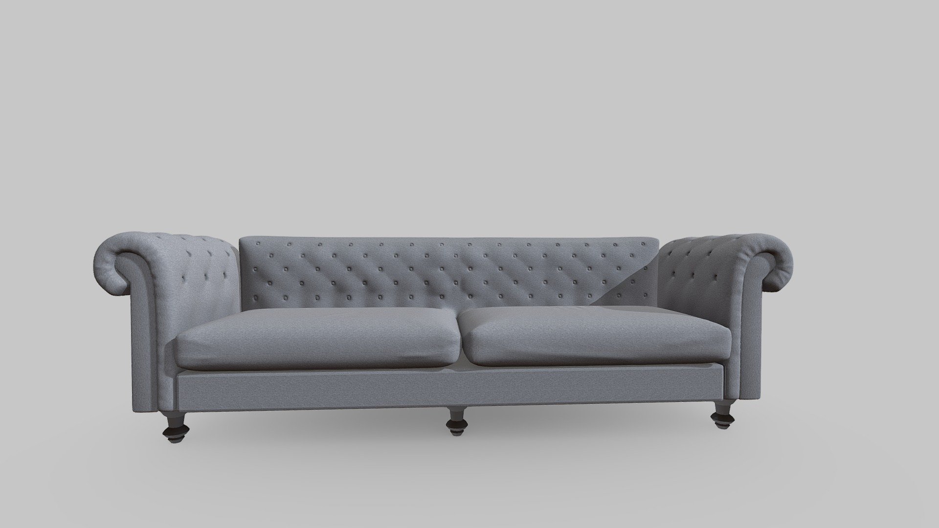 Chelsey Couch 2m 3d model