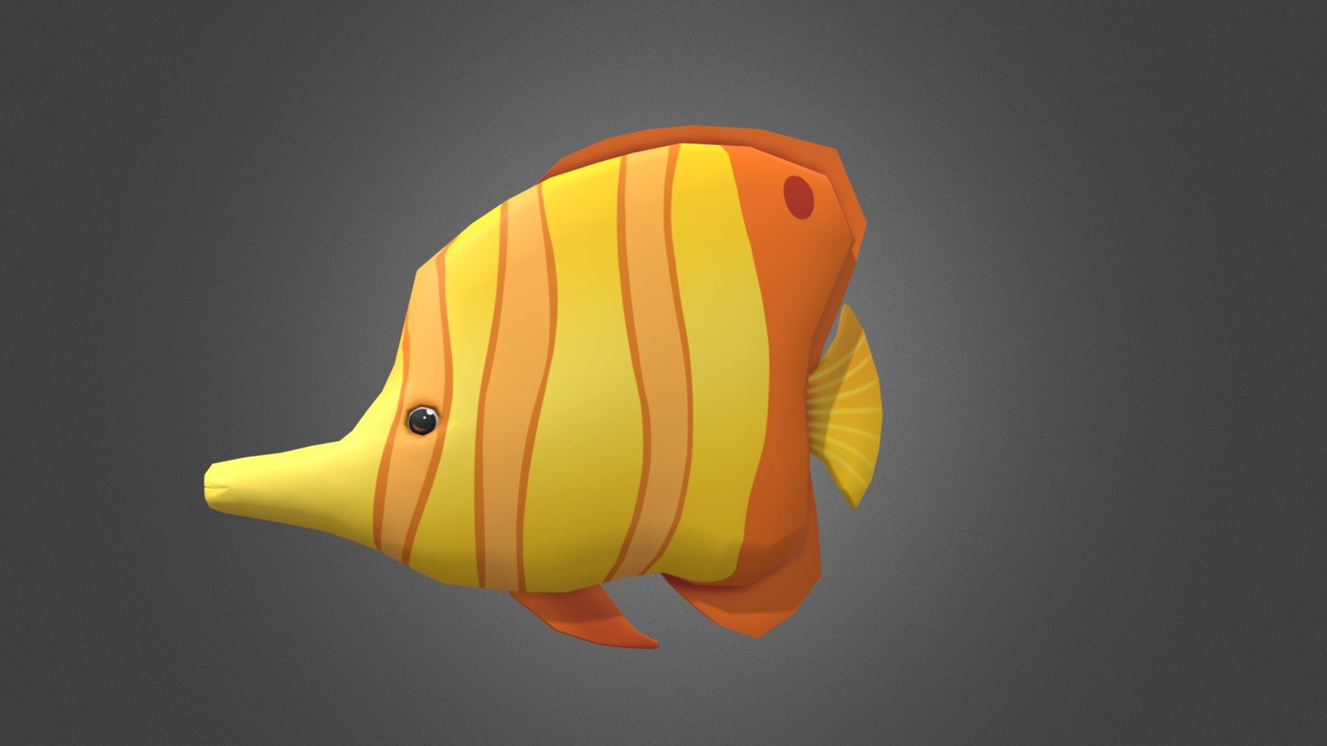 fish tropical fish 3d model