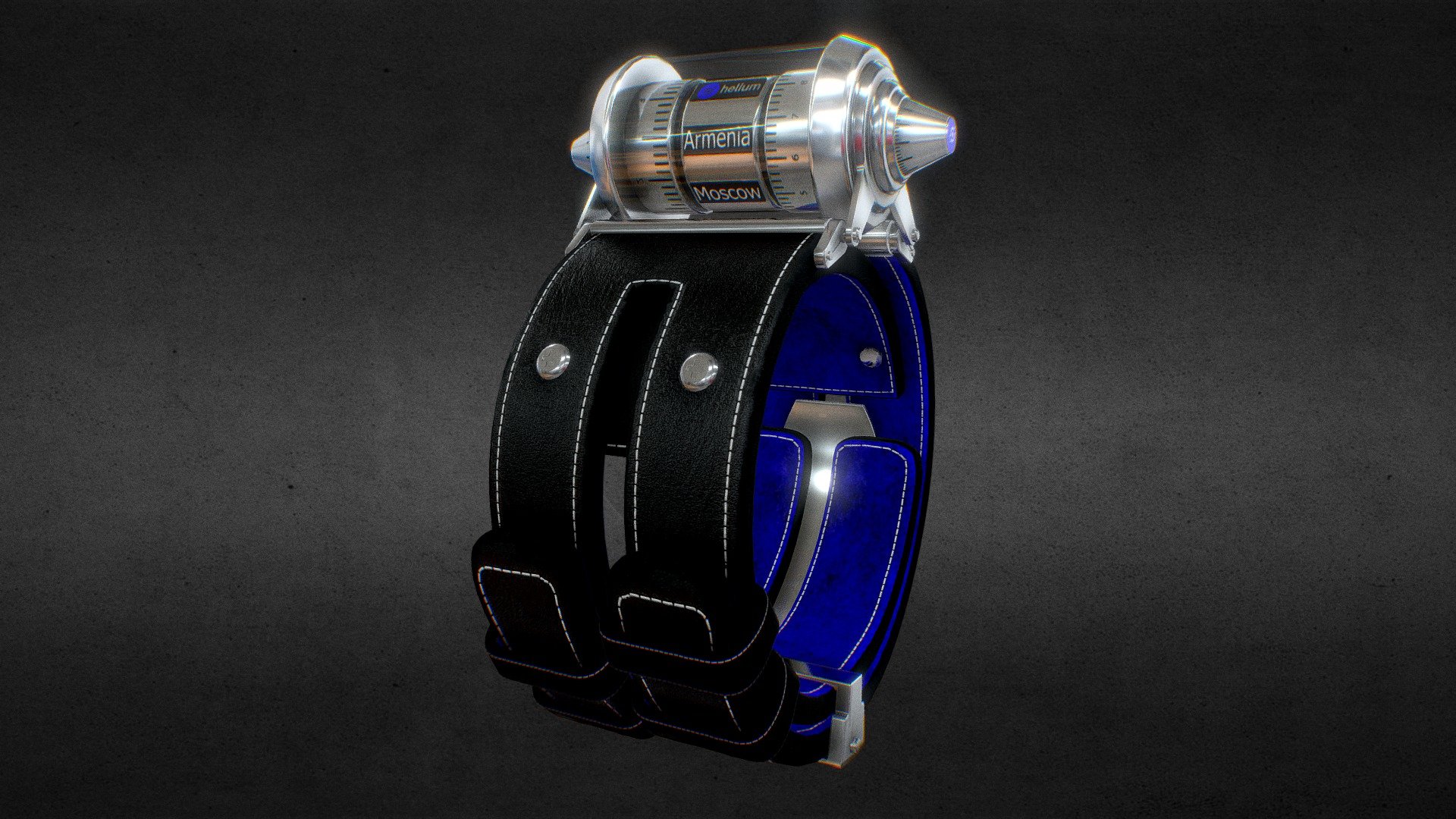 Helium Coin Watch 3d model