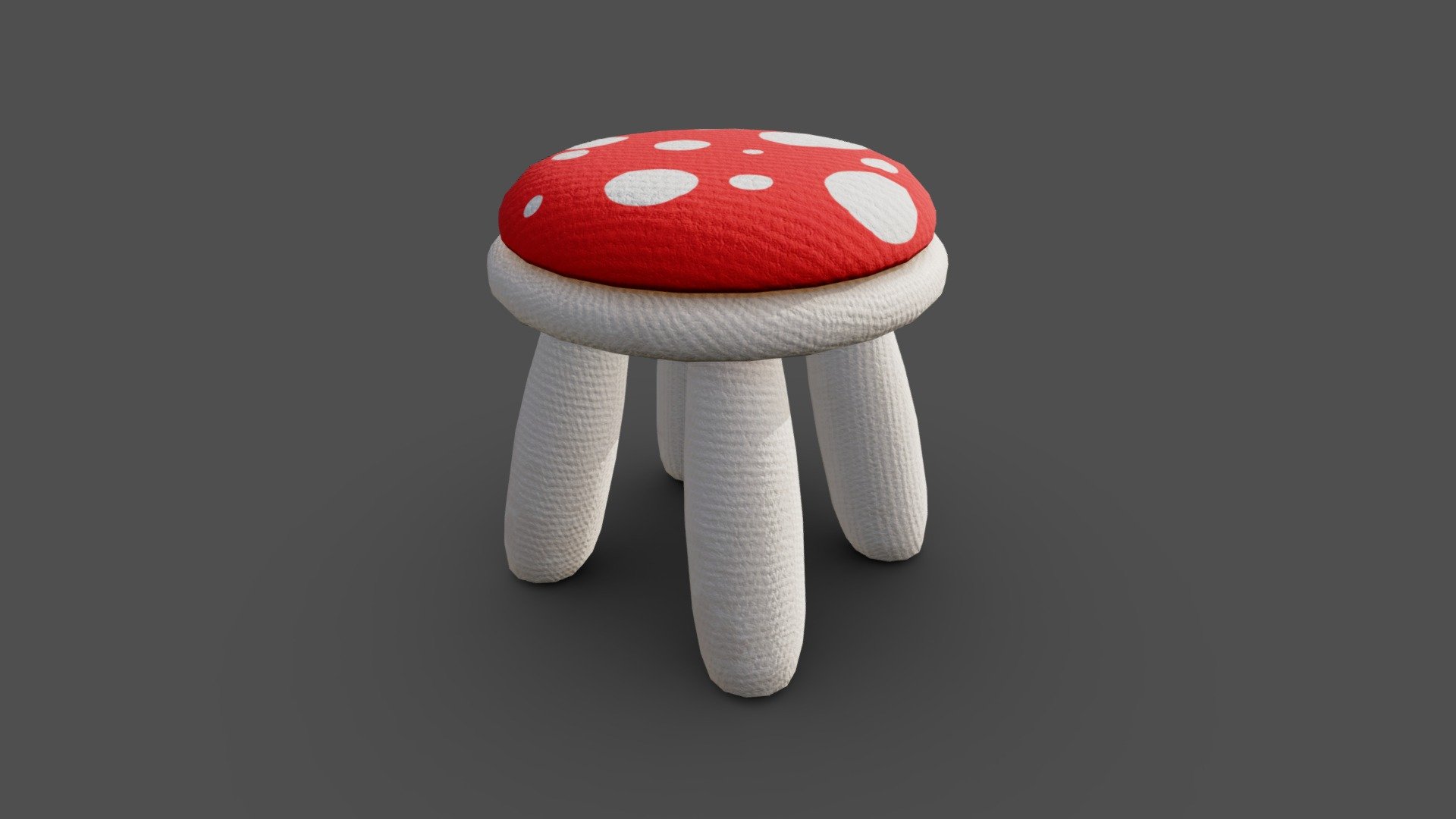 mushroom stool 3d model