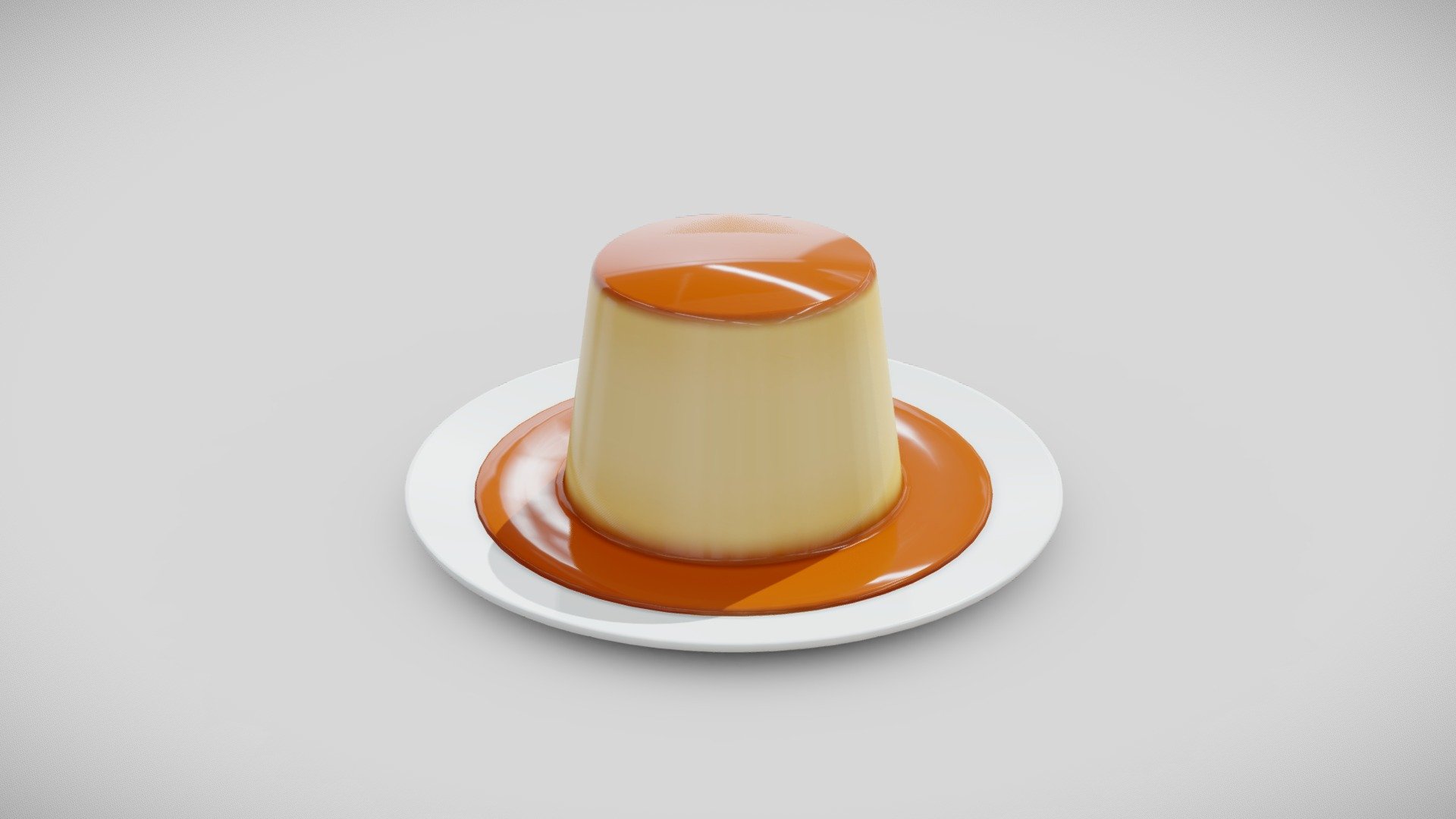 Pudding 3d model