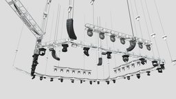 AEW Overhead Lighting Rig