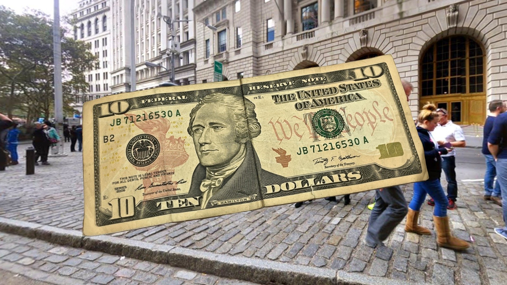 MONEY, 10 DOLLARS BILL 3d model