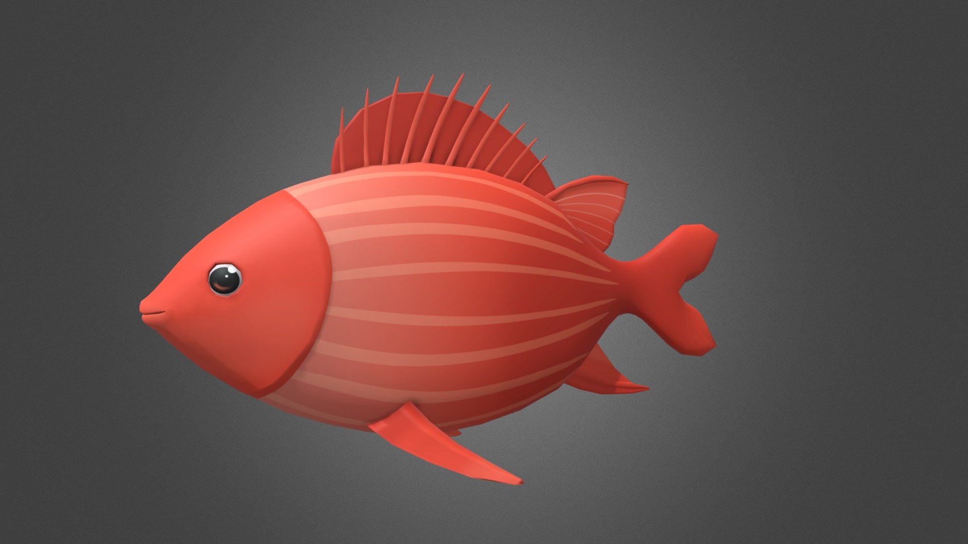 fish tropical fish 3d model