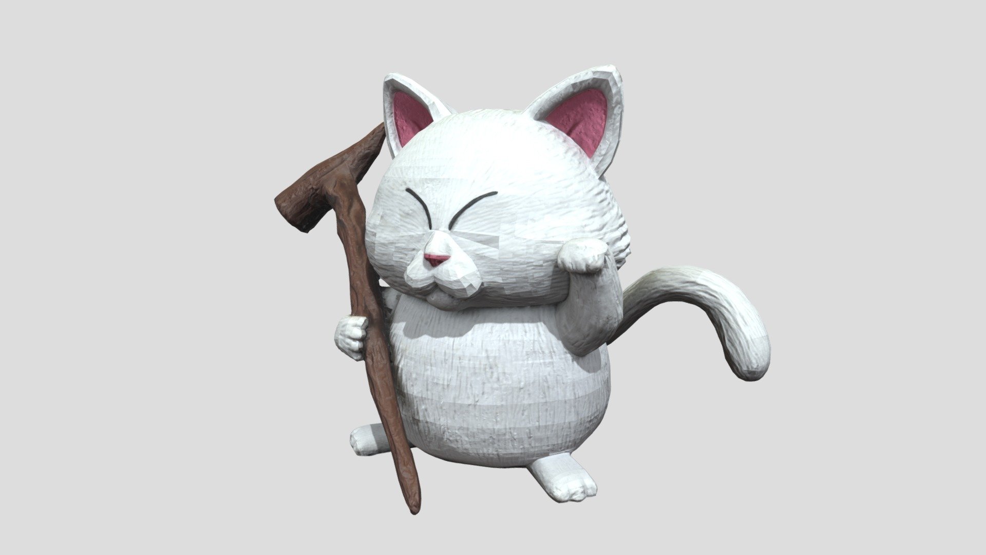 Dragon Ball Cat Sennin Karinta 3d model