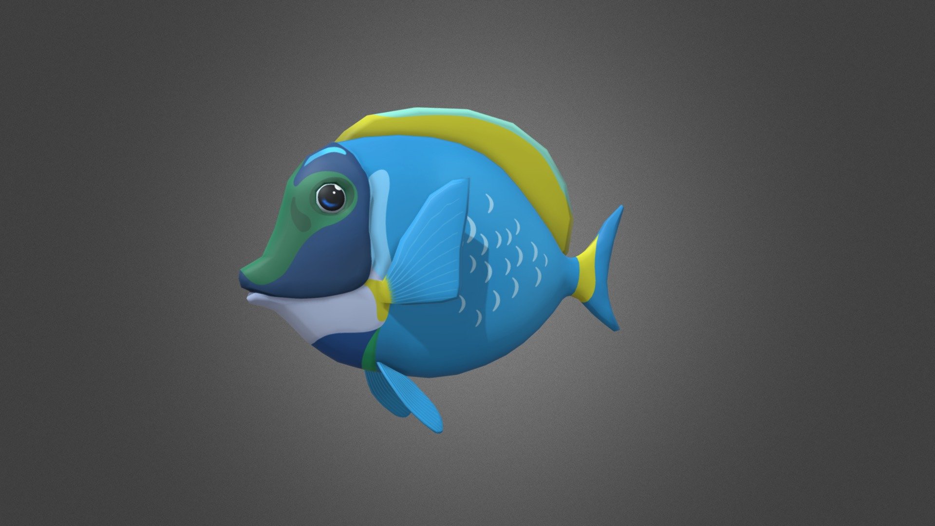 fish tropical fish 3d model