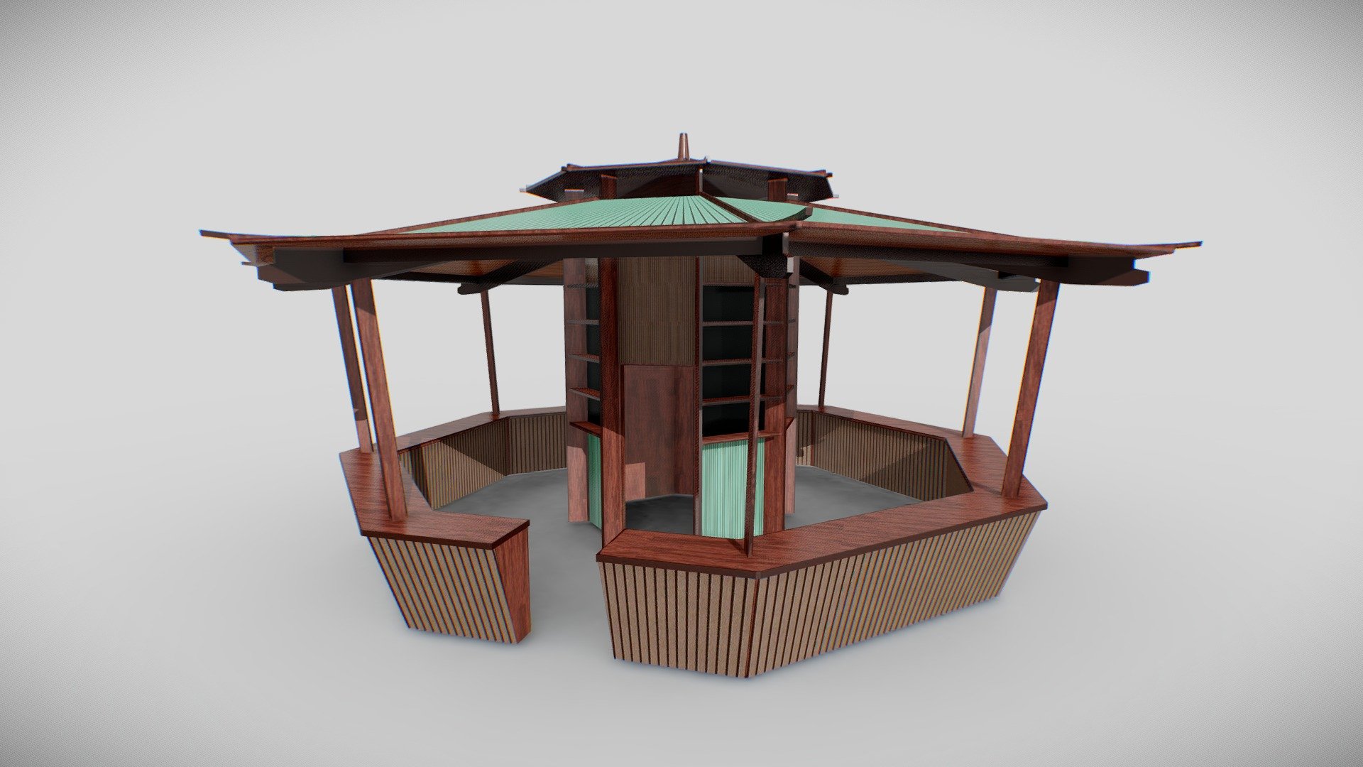 Beach Bar 3d model