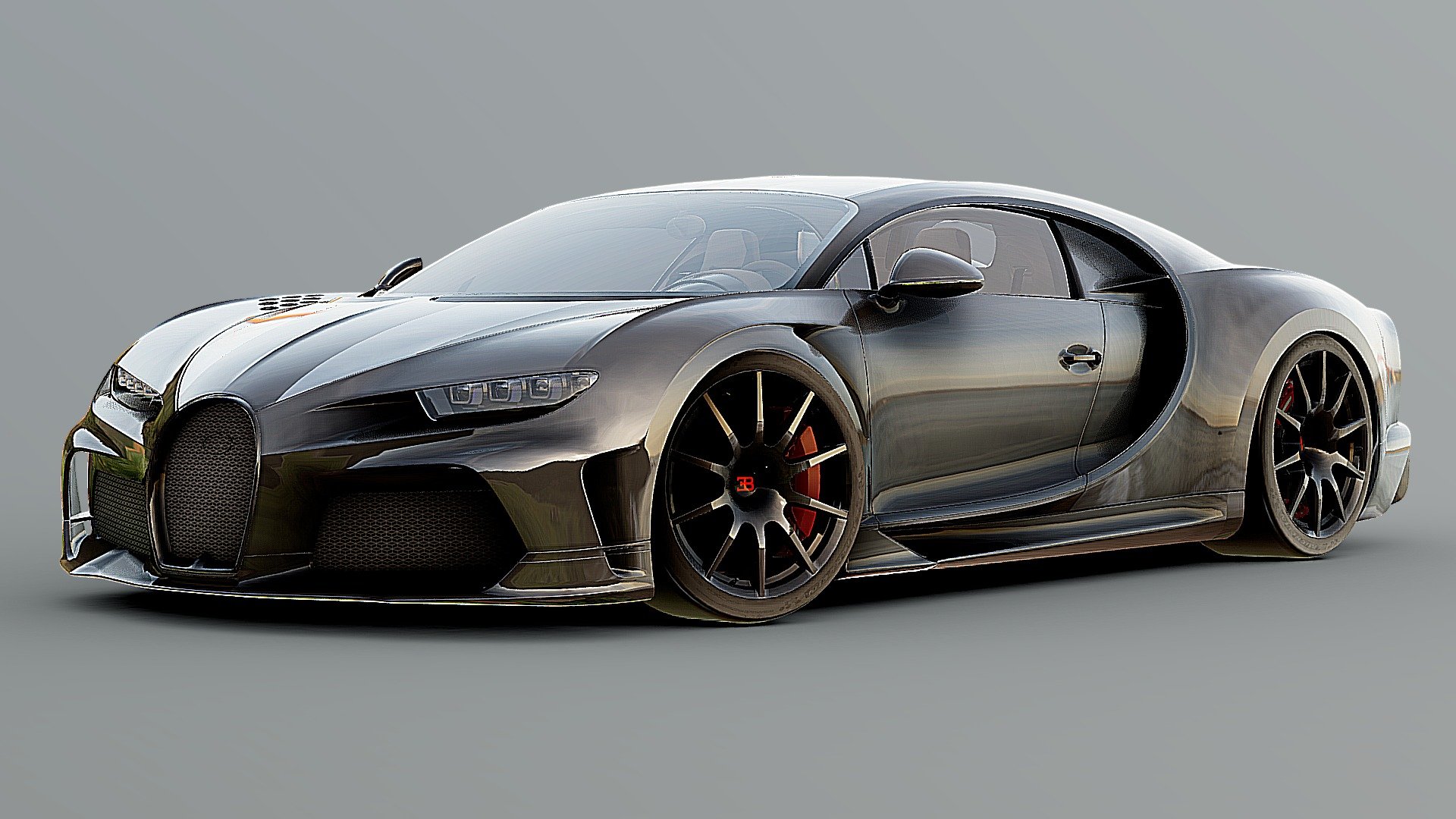 Bugatti Chiron SuperSport 300+ 3d model