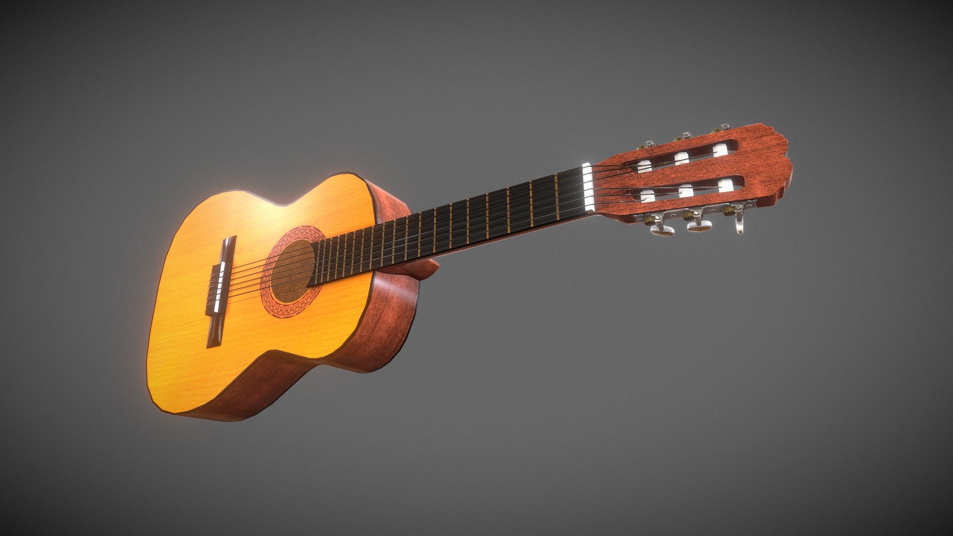 Classic Guitar 3d model