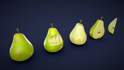 Stylized Pear Green