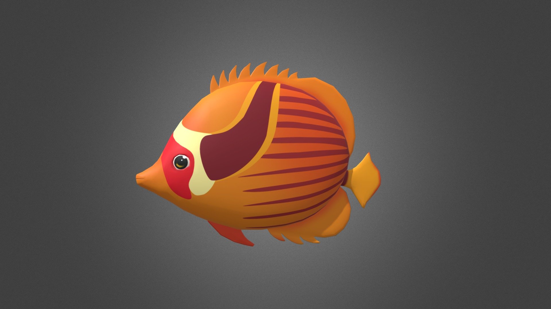 fish tropical fish 3d model