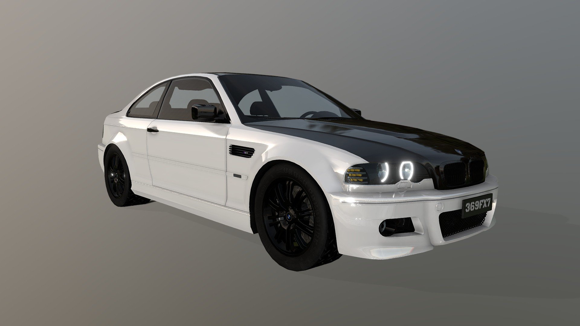 CRs BMW E46 M3 Sports Car 3d model