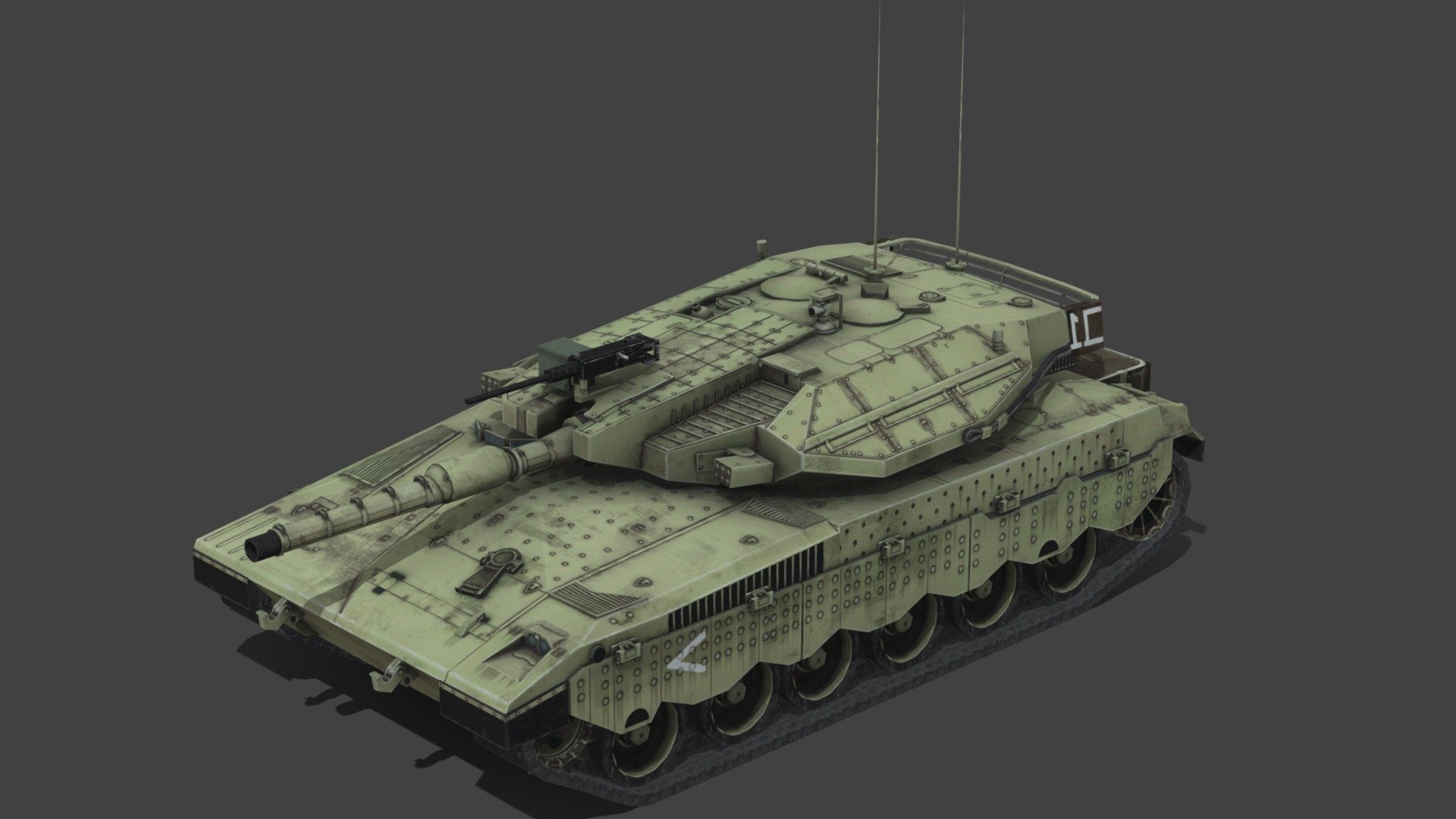 merkava 3 3d model