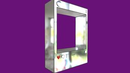 Instagram frame 3d free metalized