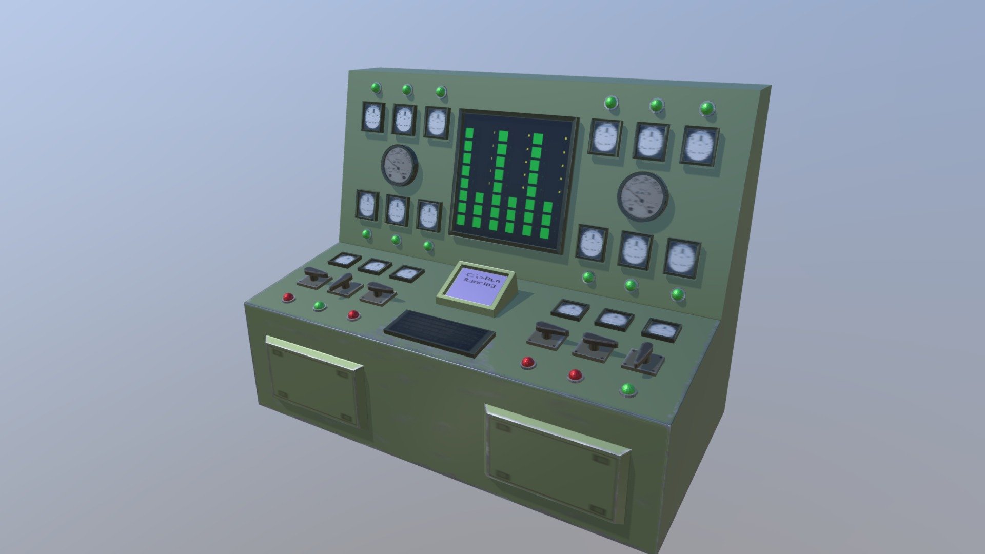 Control Panel 3d model