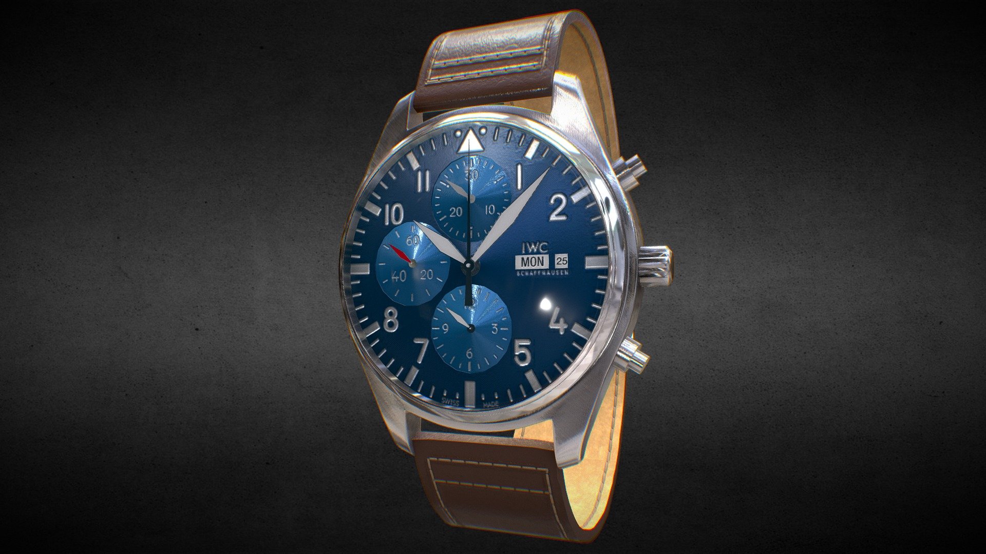 IWC Pilots Le Petit Prince Mans Watch 3d model