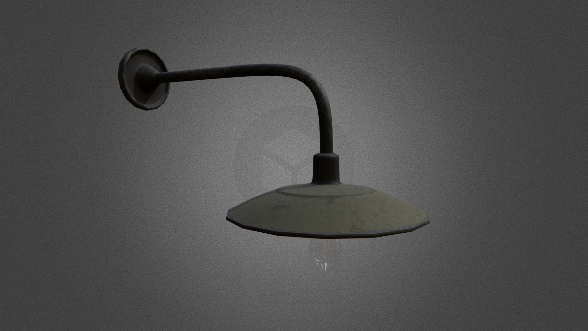 light wall lamp 3d model