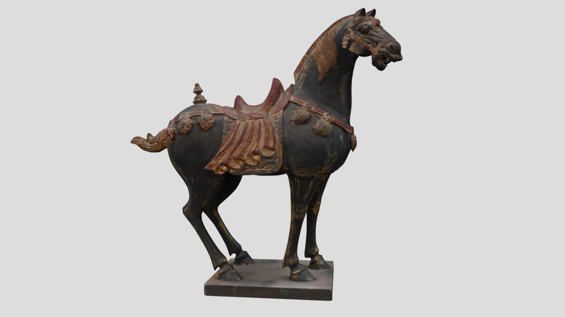 Antique Wood Carving 3d model