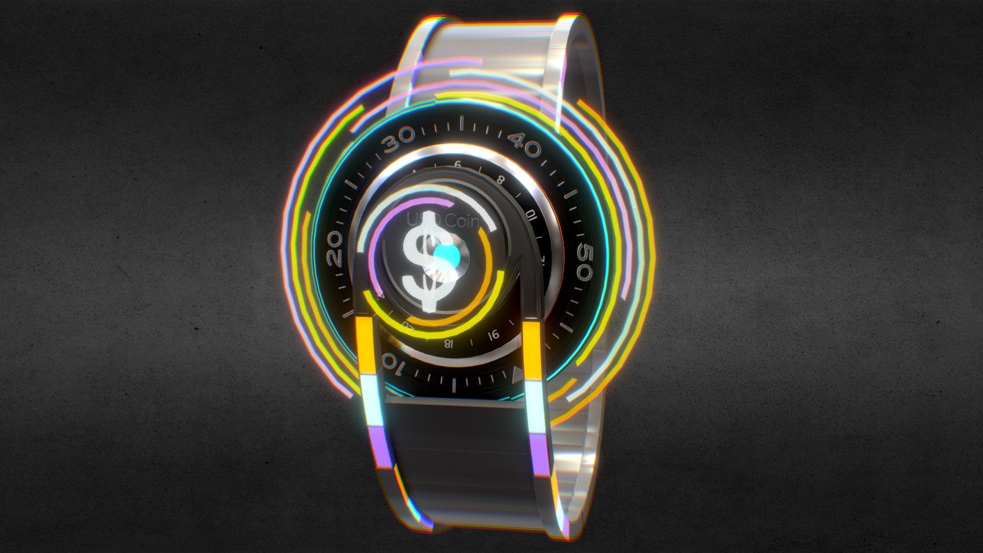 USD Coin Watch 3d model