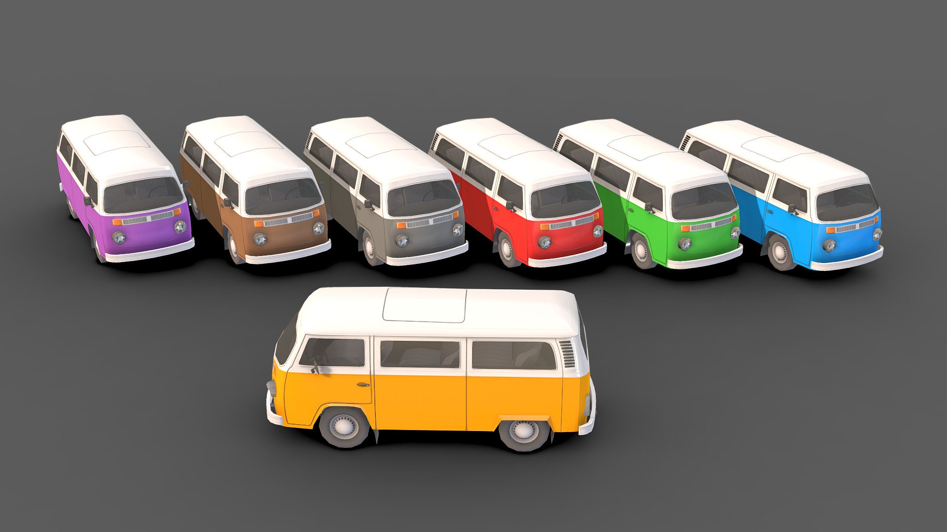 Classic Car 3d model