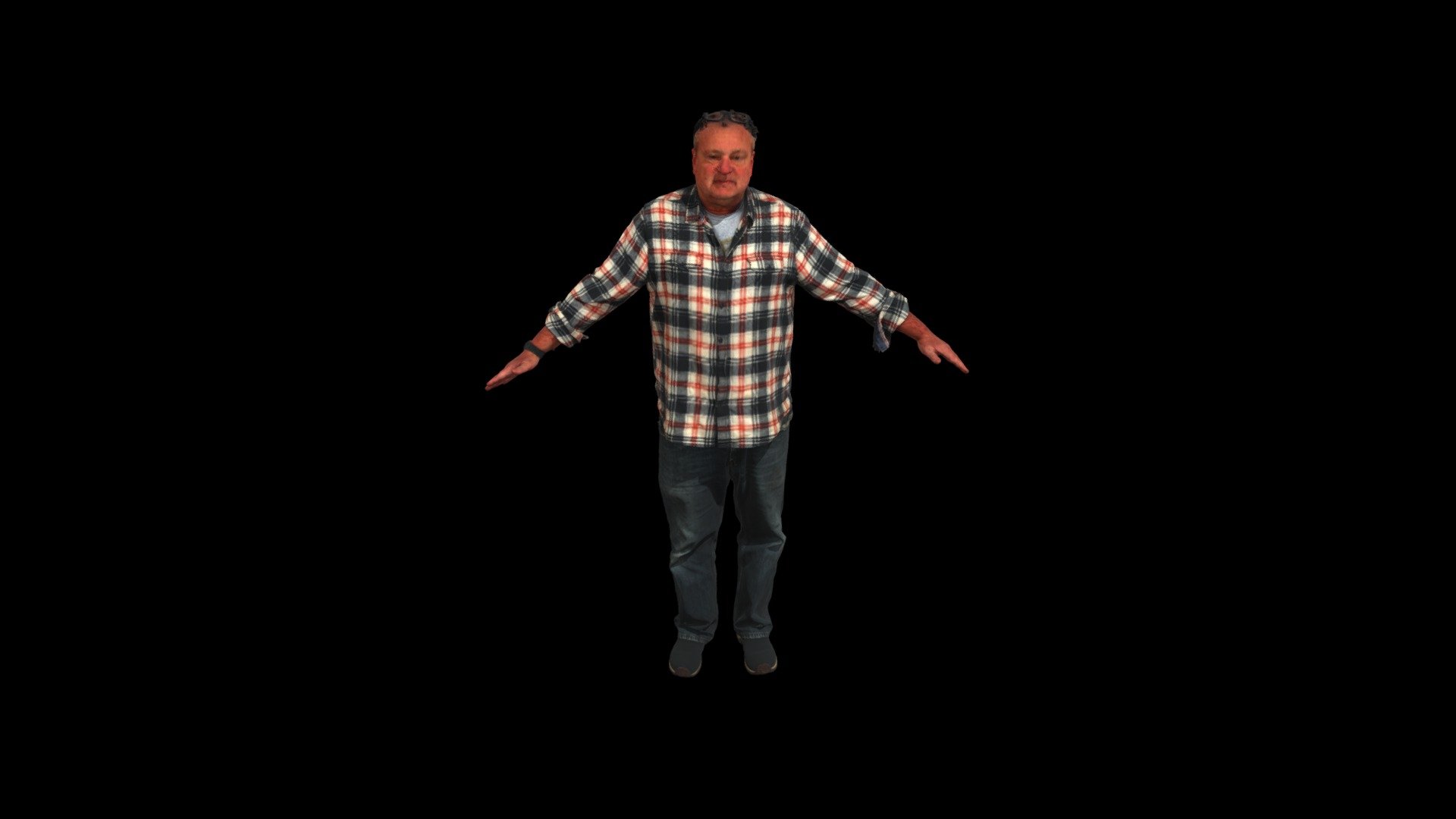 Paul Body Scan 3d model