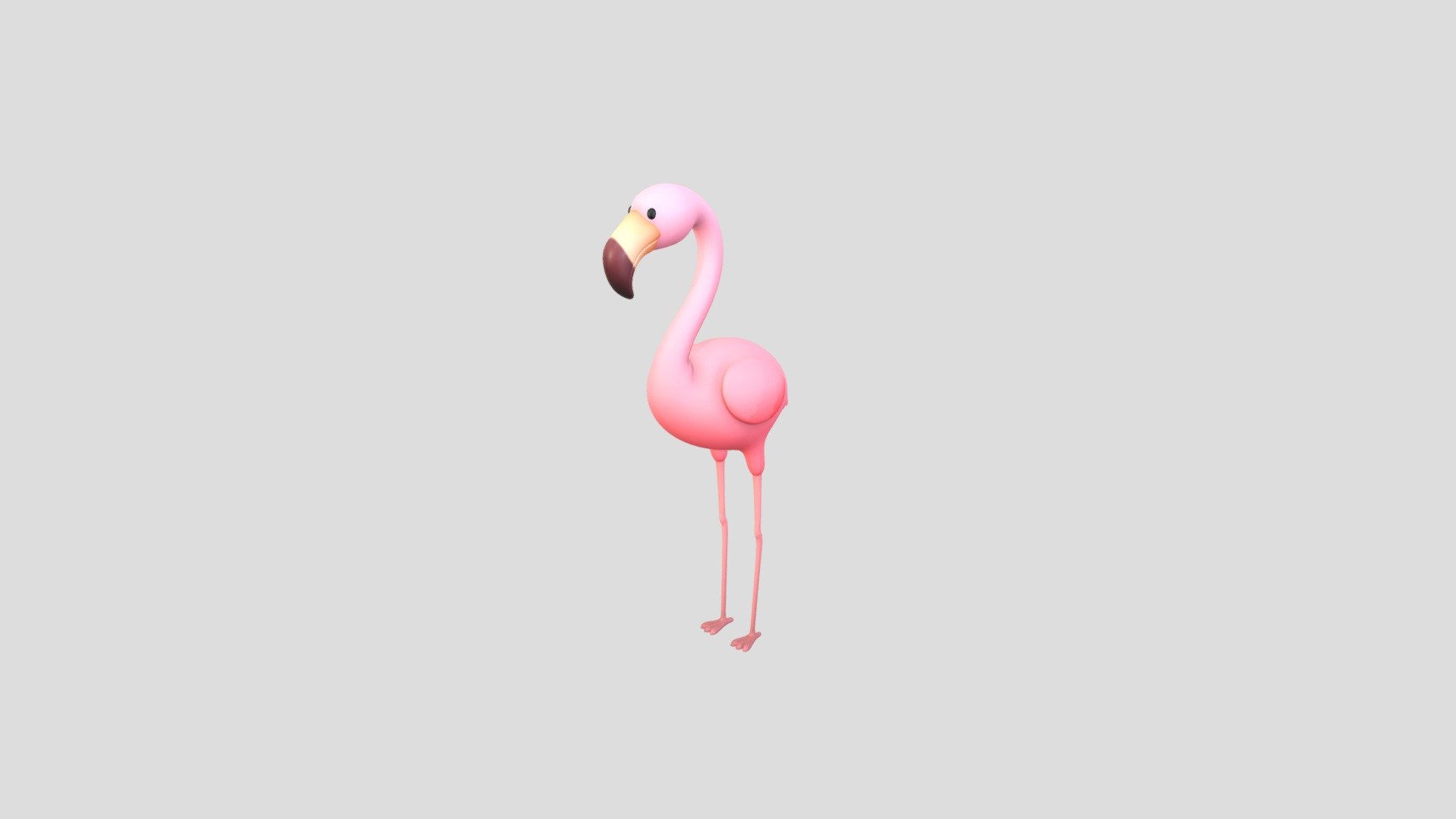 Character304 Flamingo 3d model