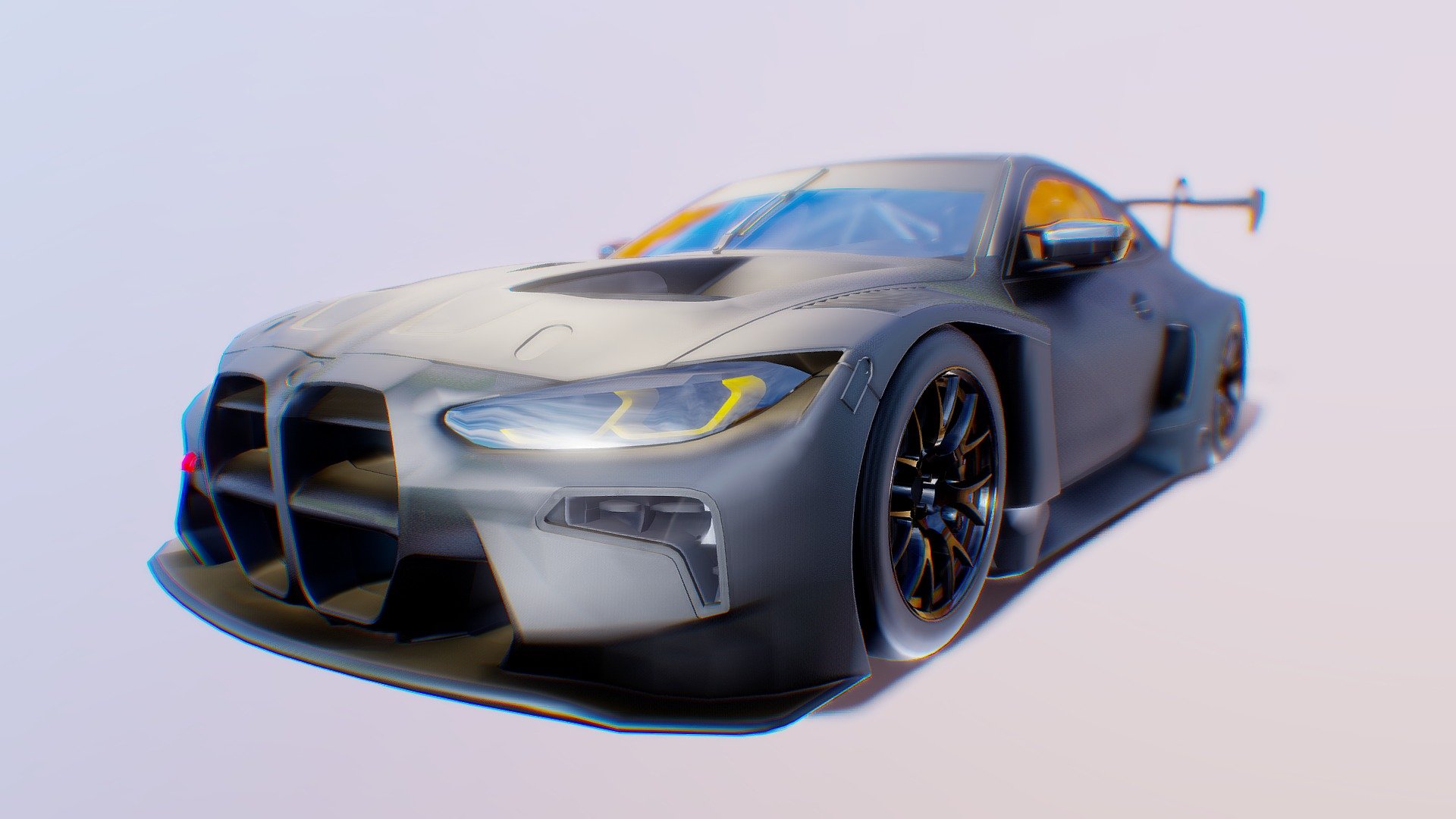 BMW M4 GT3 3d model