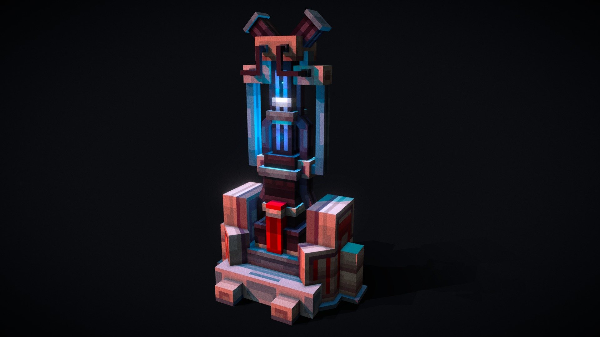 Laser tower 3d model