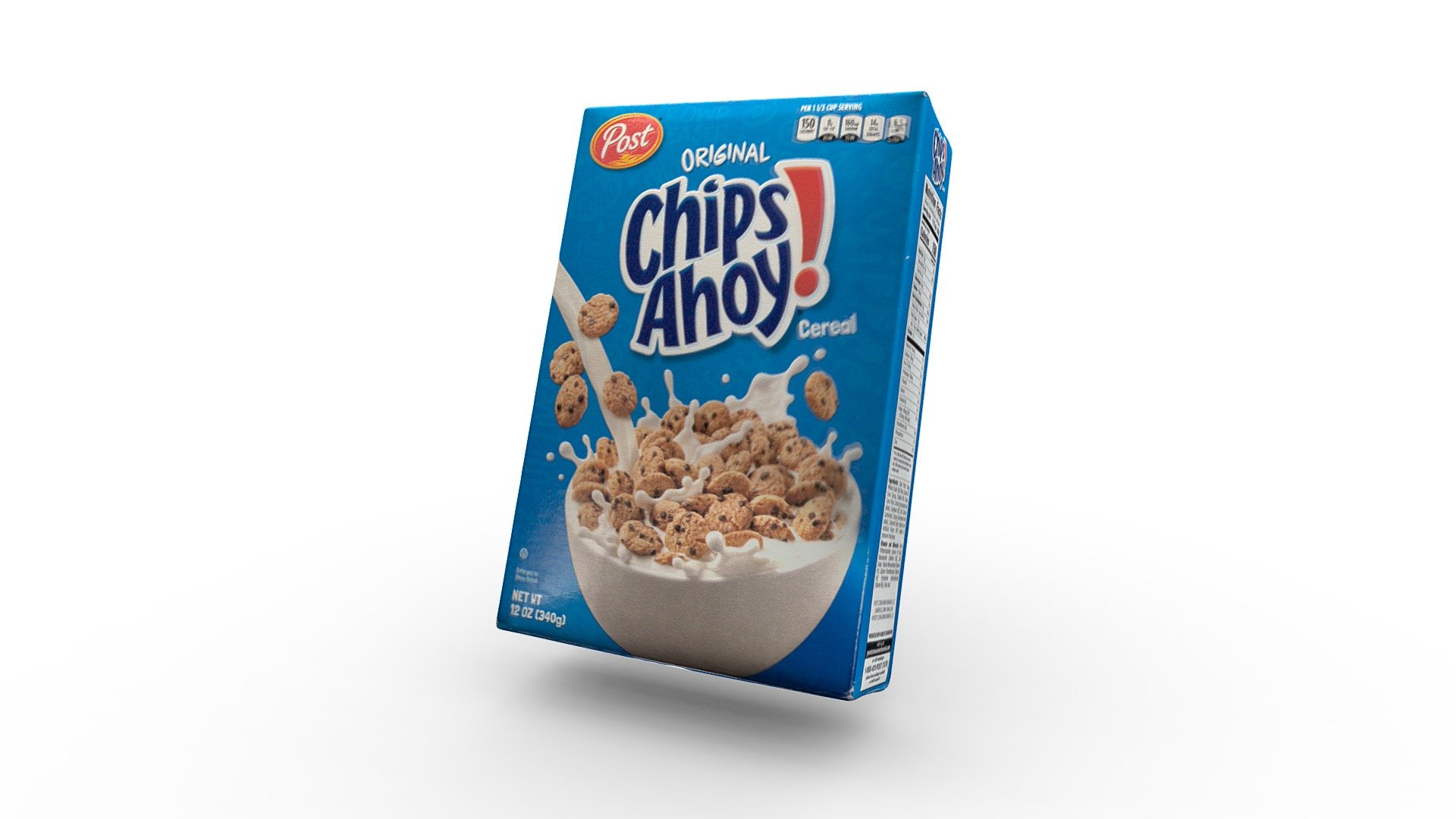 Chips Ahoy! Cereal Box 3d model