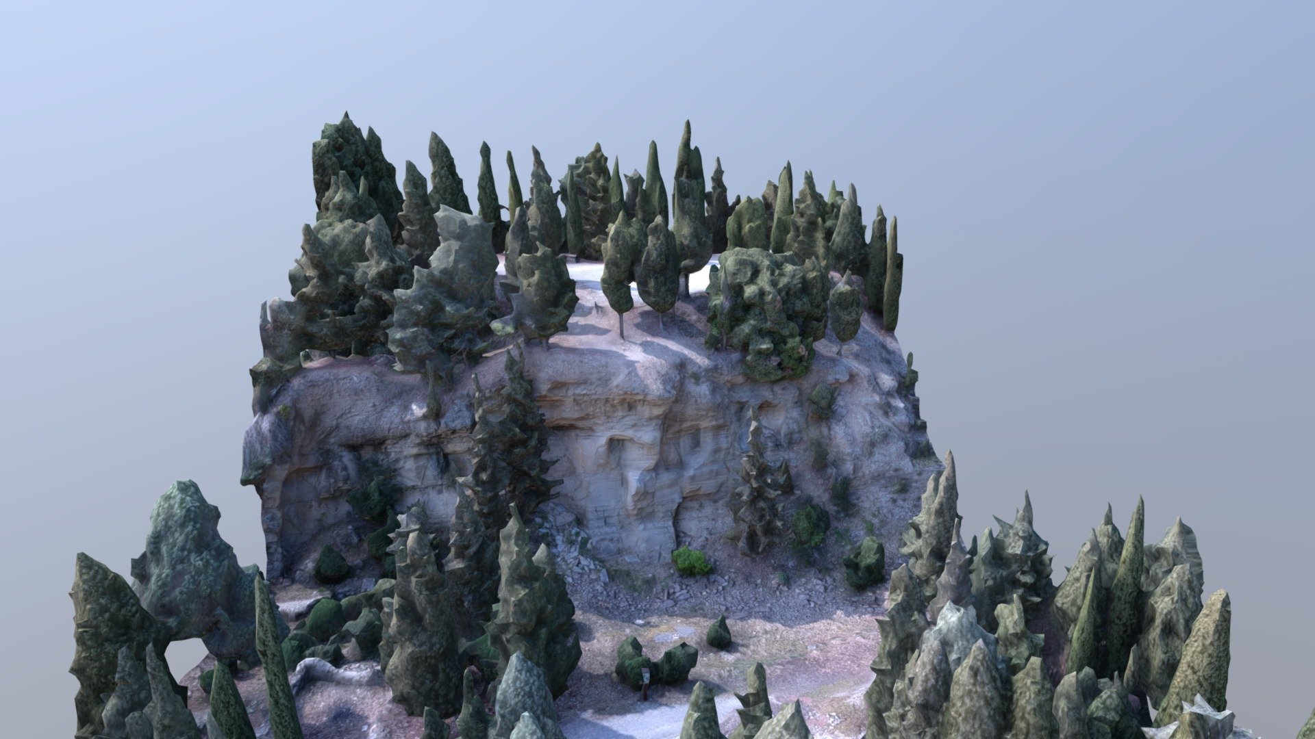 Monte Cecri 3d model