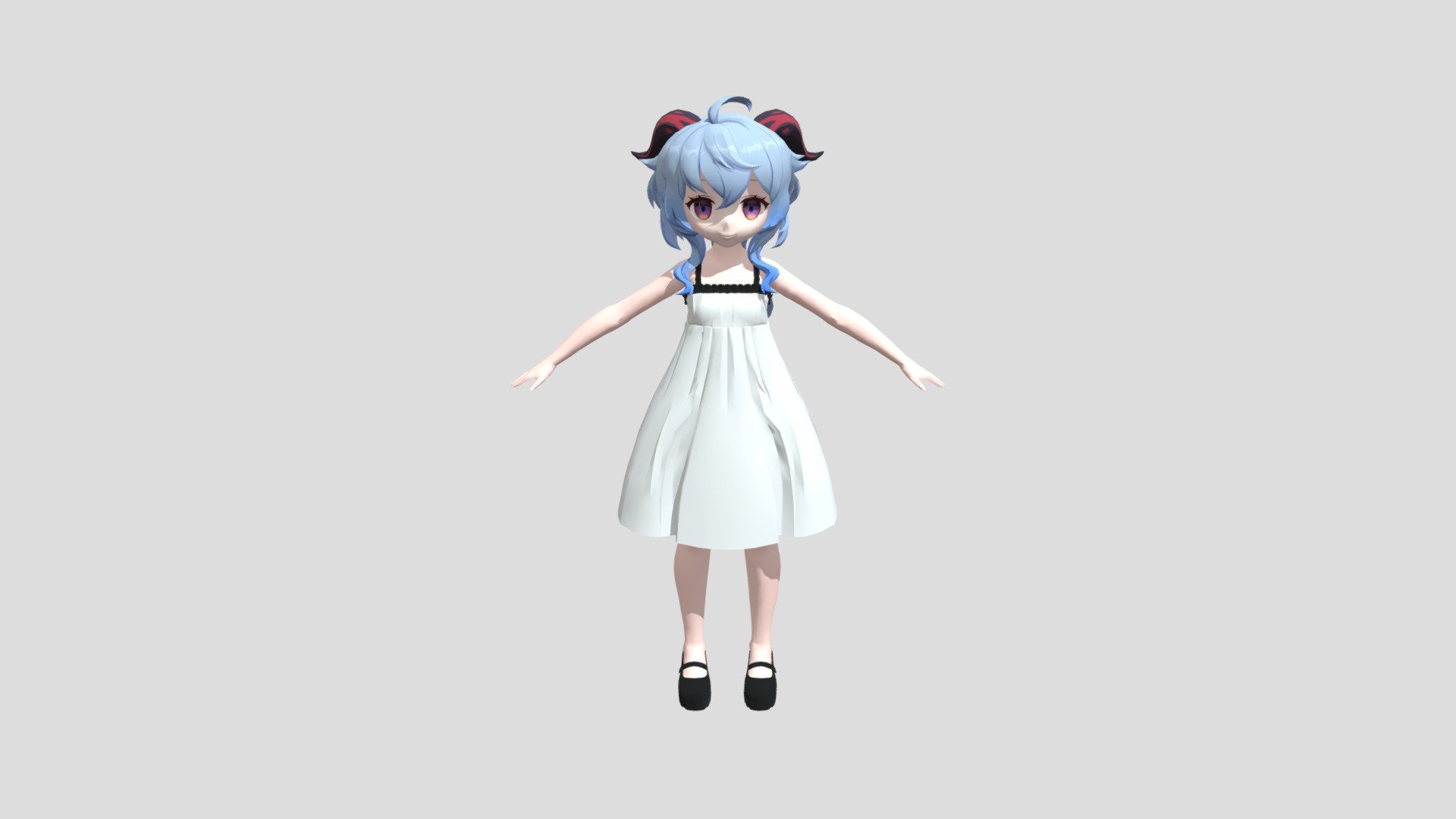 Ganyu Smol By夕月楠枝 3d model