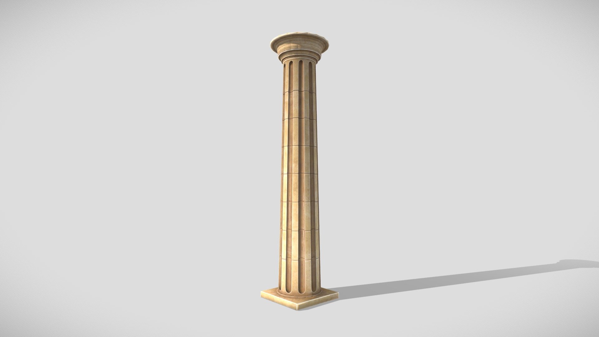 Column 01 My 3ds max lesson 3d model