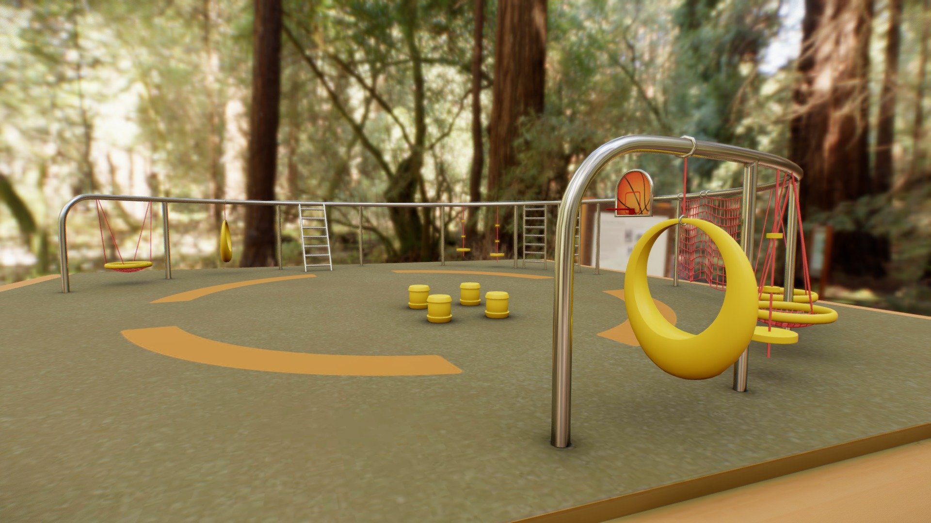 Moders Playground 2023 3d model