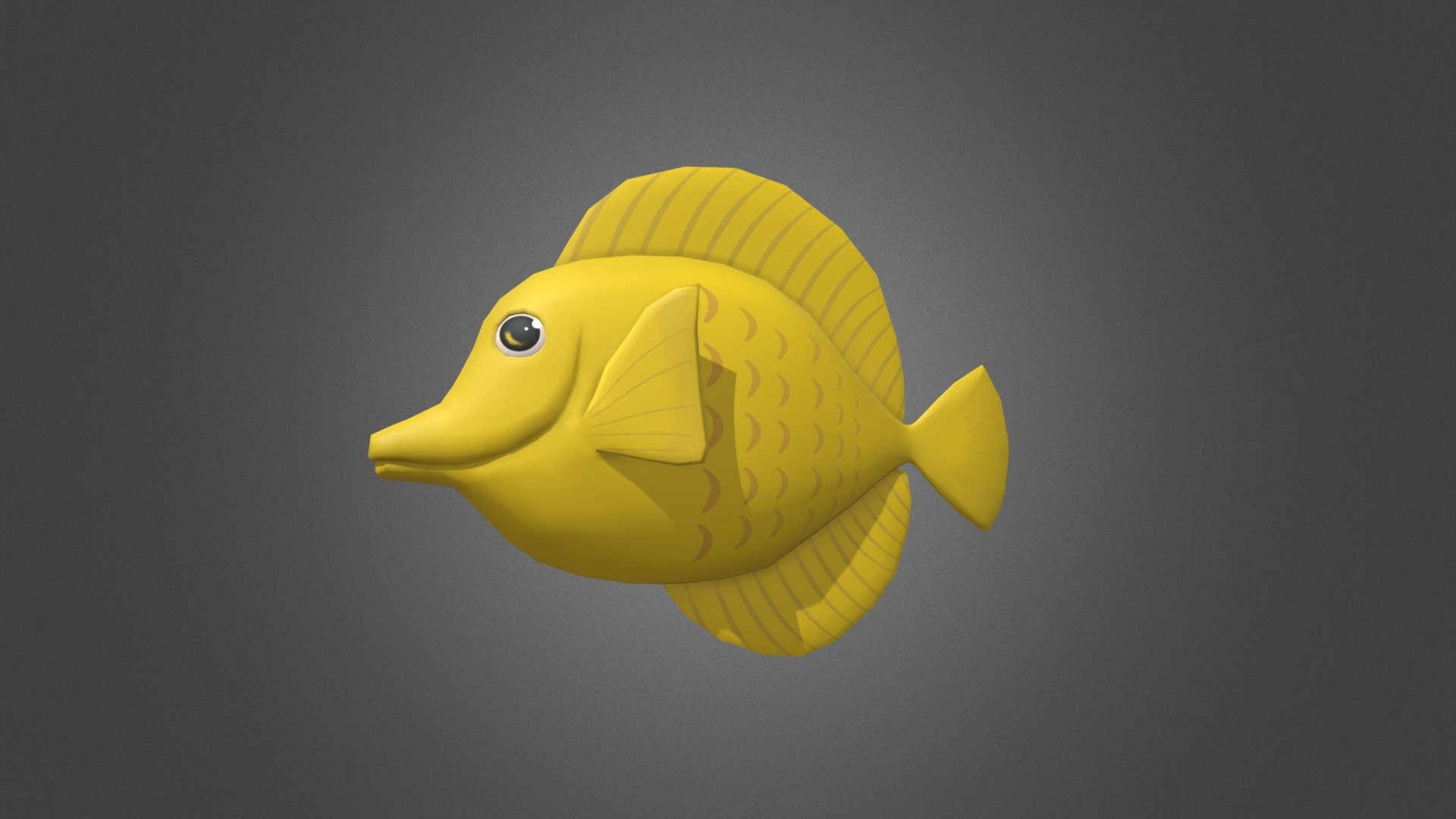 fish tropical fish 3d model