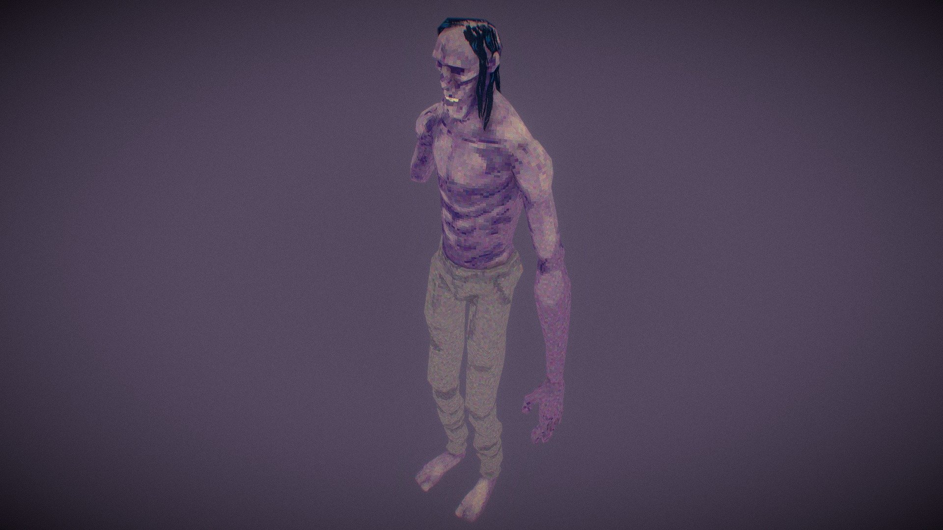 PS1 | Style Ugly Guy 3d model