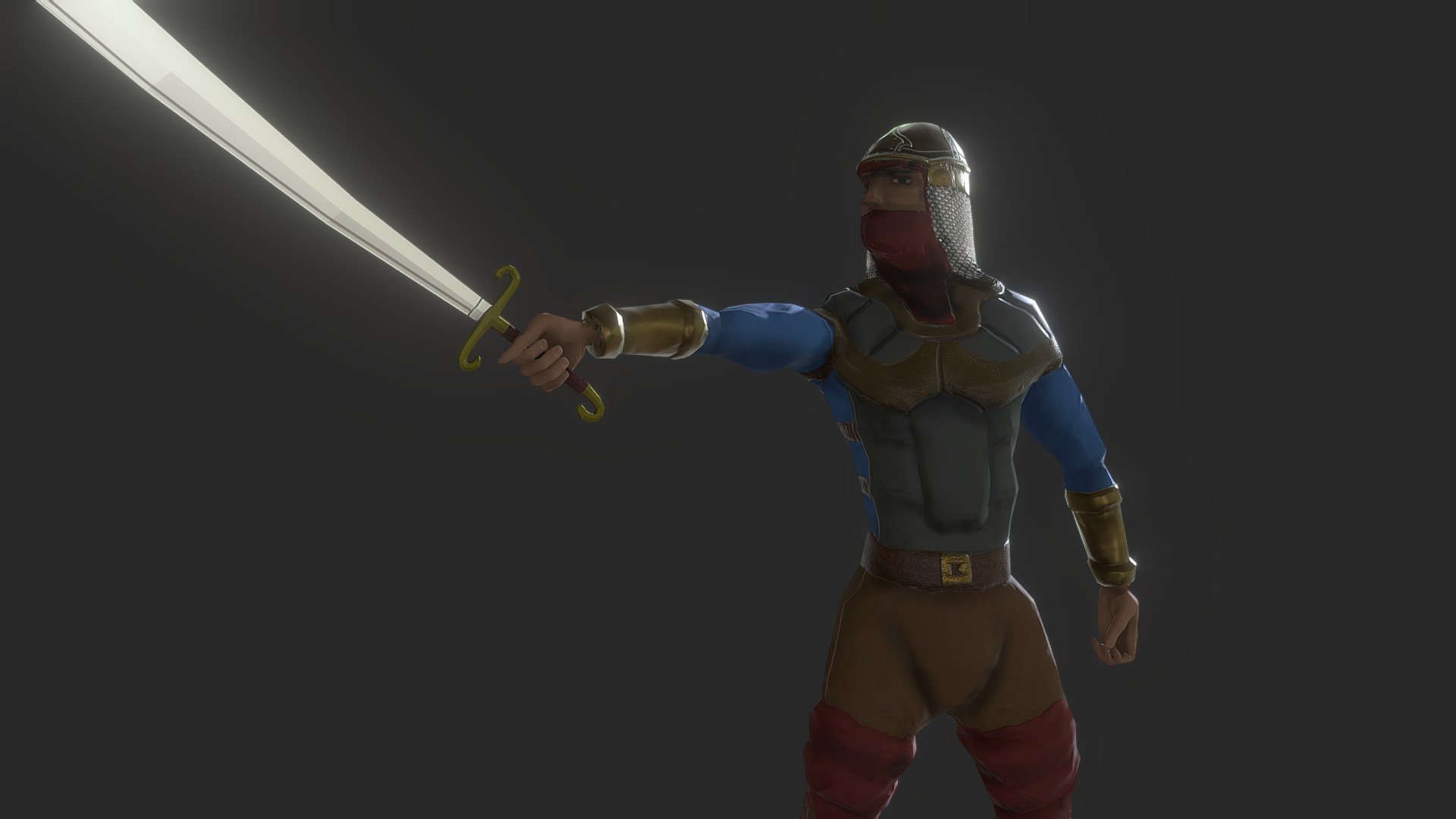 Eastern_Warrior 3d model