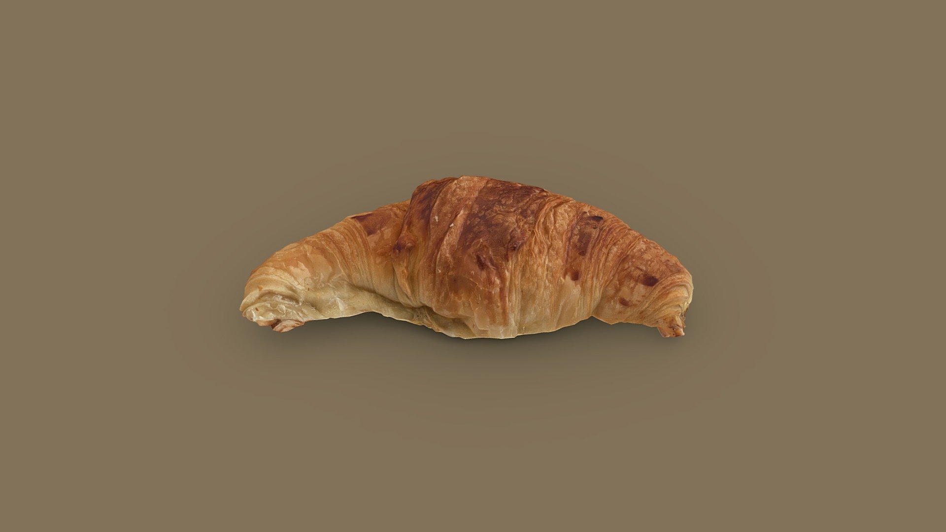 CROISSANT AU BEURRE 3d model