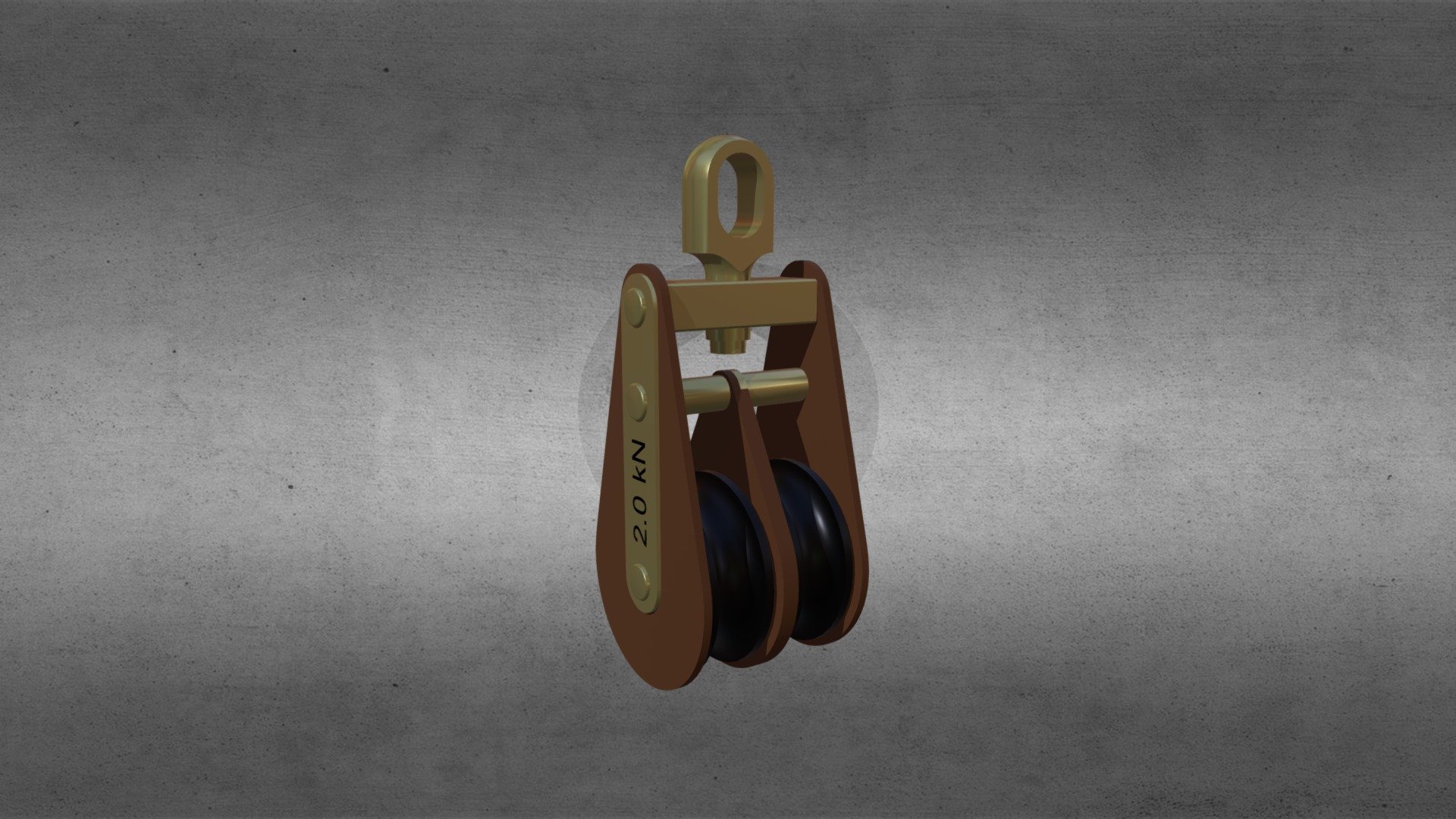 Double Pulley 3d model