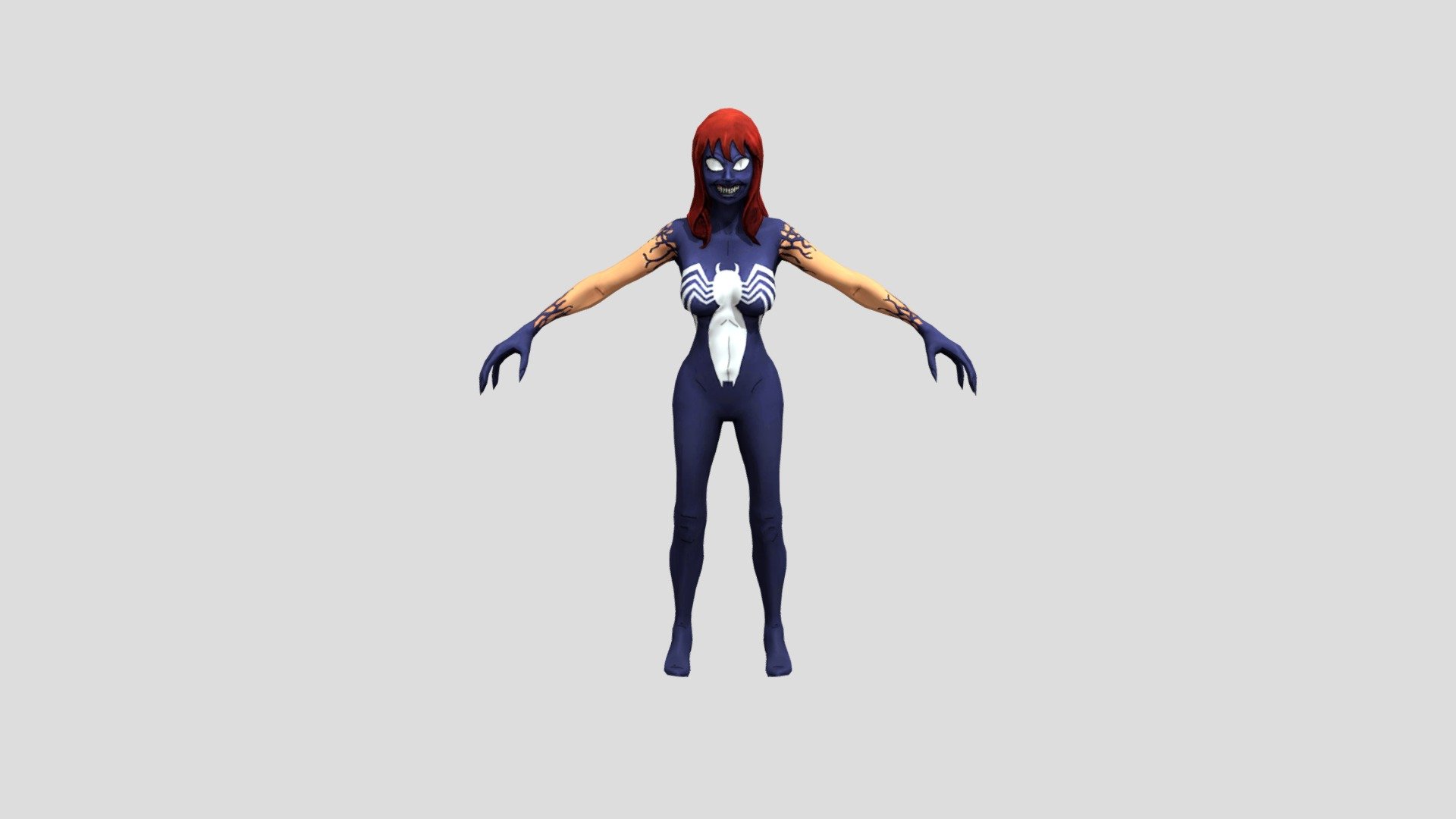 Venom MJ Spider-man Unlimited Android 3d model