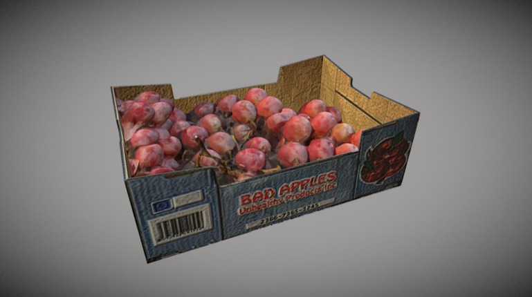 Grape Box 3d model